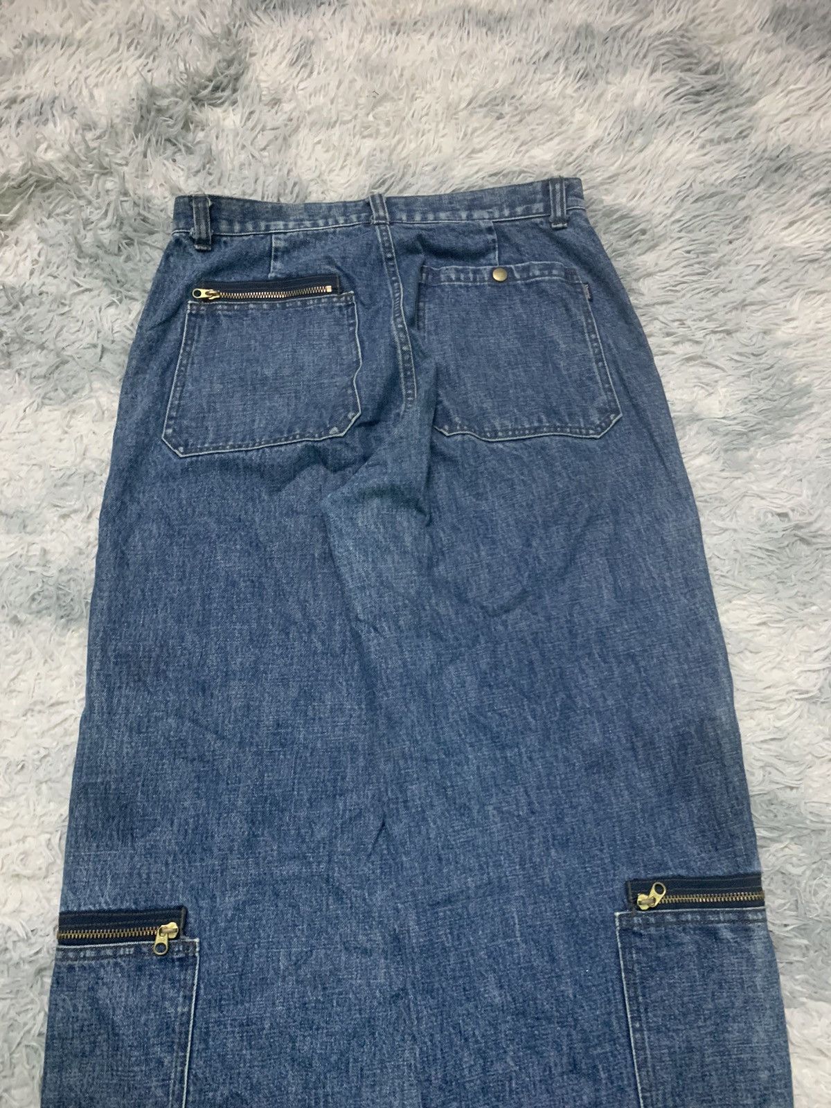 Japanese Brand 90s ABSTRISE BAGGY PANT MULTIPOCKET RARE DESIGN Size US 32 / EU 48 - 9 Thumbnail