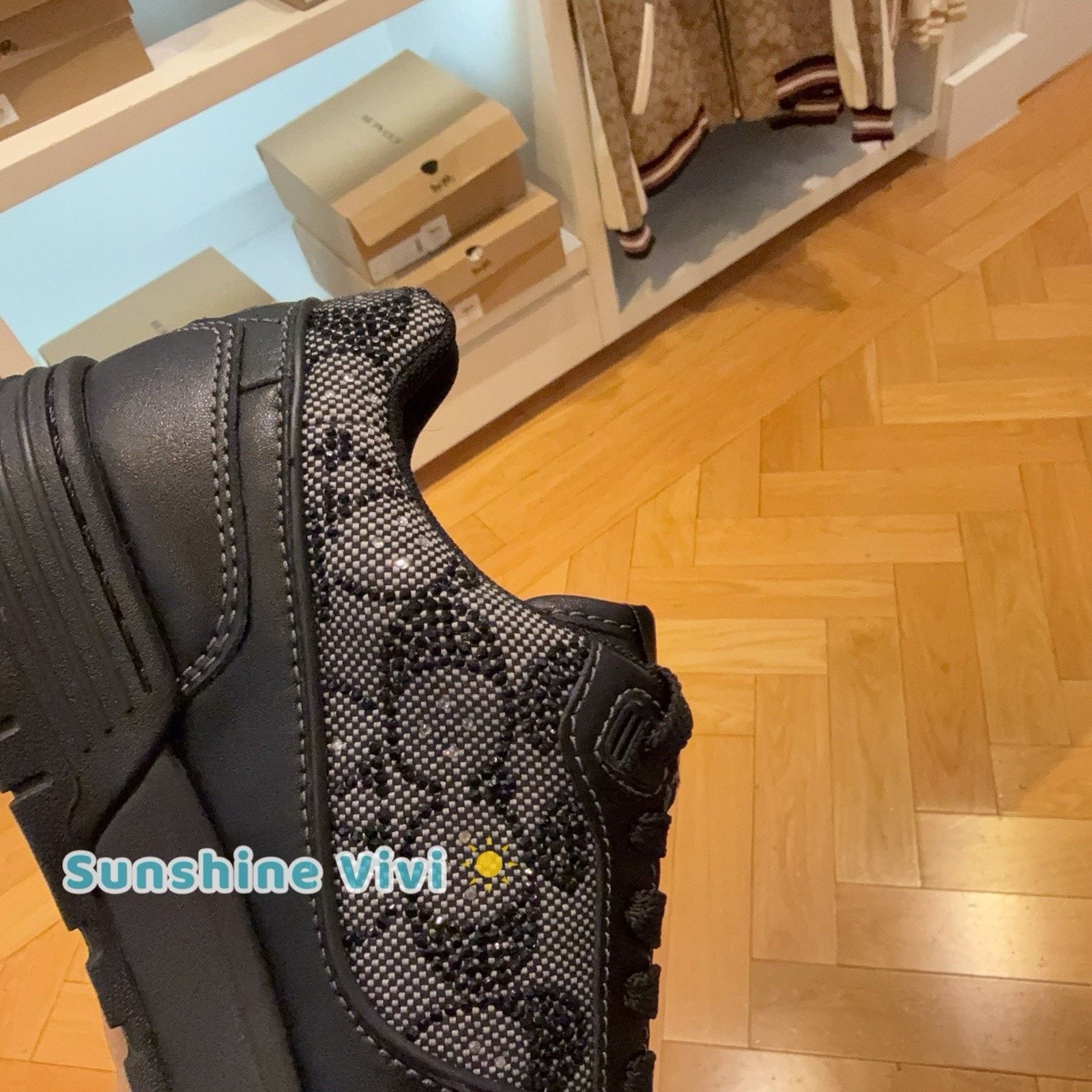 Coach NEW Limited Coach Woman Soho Sneaker Crystal CDE26 Black us6 Size US 6 / IT 36 - 8 Thumbnail