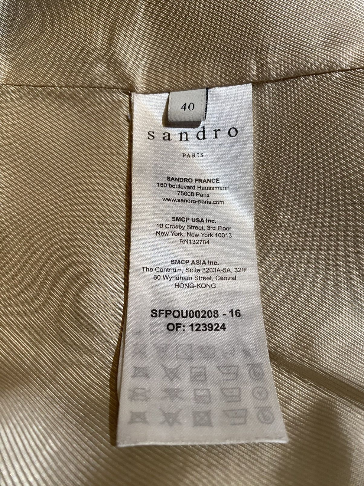 Sandro Sandro Paris Lana Wool Coat Long size 40 Size M / US 6-8 / IT 42-44 - 13 Thumbnail