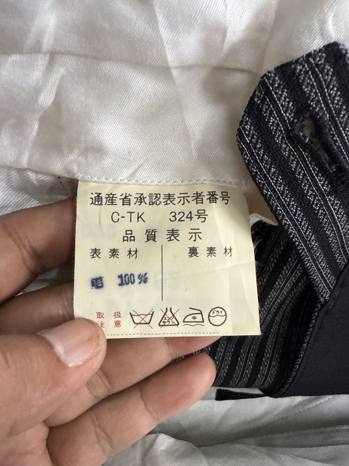 Japanese Brand JAPAN BRAND CASUAL STRIPE PANTS KIND WEAR GREY BLACK STRIPE Size US 30 / EU 46 - 9 Thumbnail