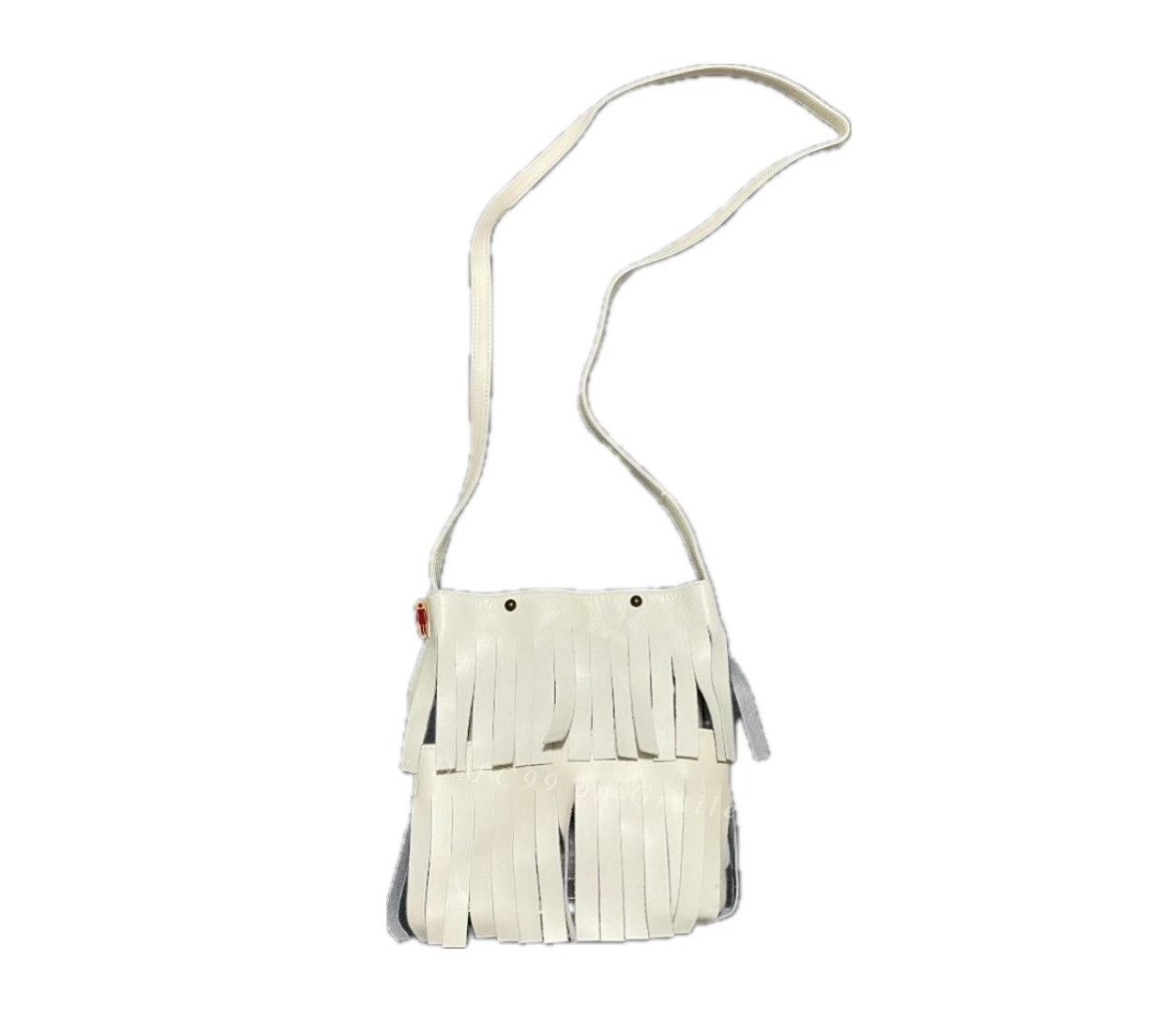 Jean Paul Gaultier Vintage Jean Paul Gaultier Fringe Leather Sling Bag Size ONE SIZE - 1 Thumbnail