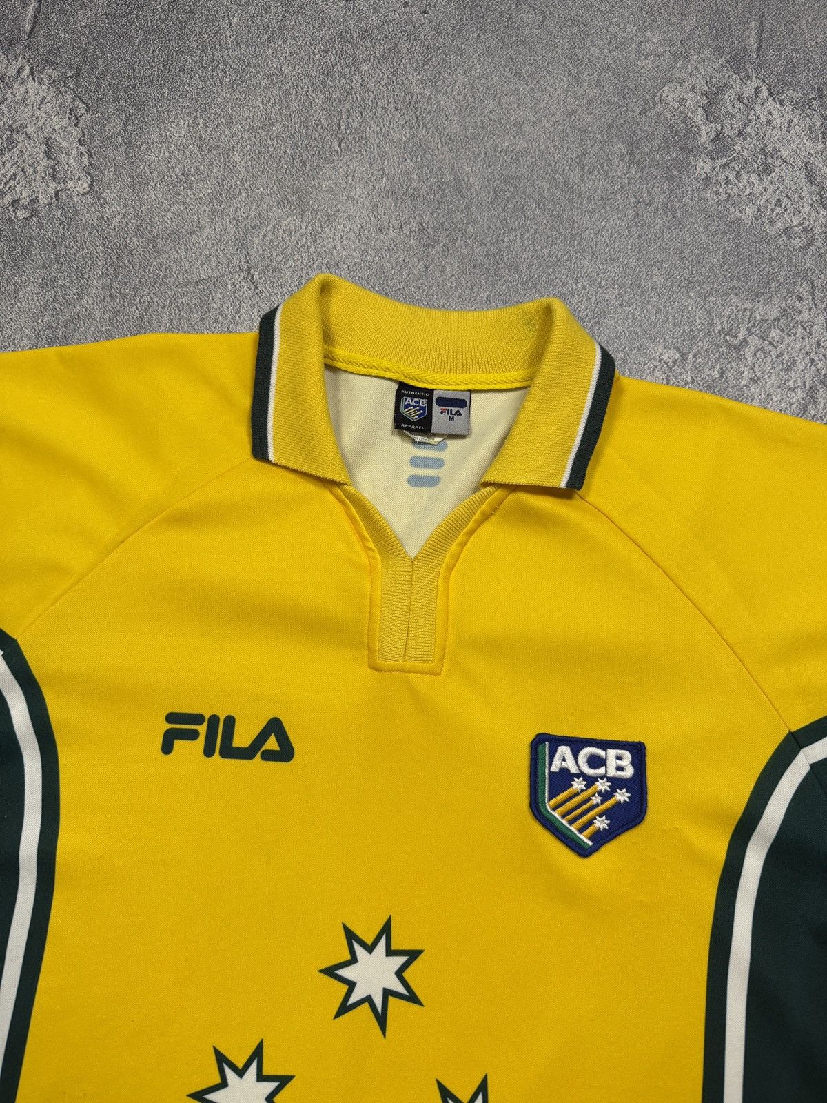 Fila Fila Australia ACB Cricket Jersey Polo Shirt Signed Mens Size US M / EU 48-50 / 2 - 2 Thumbnail