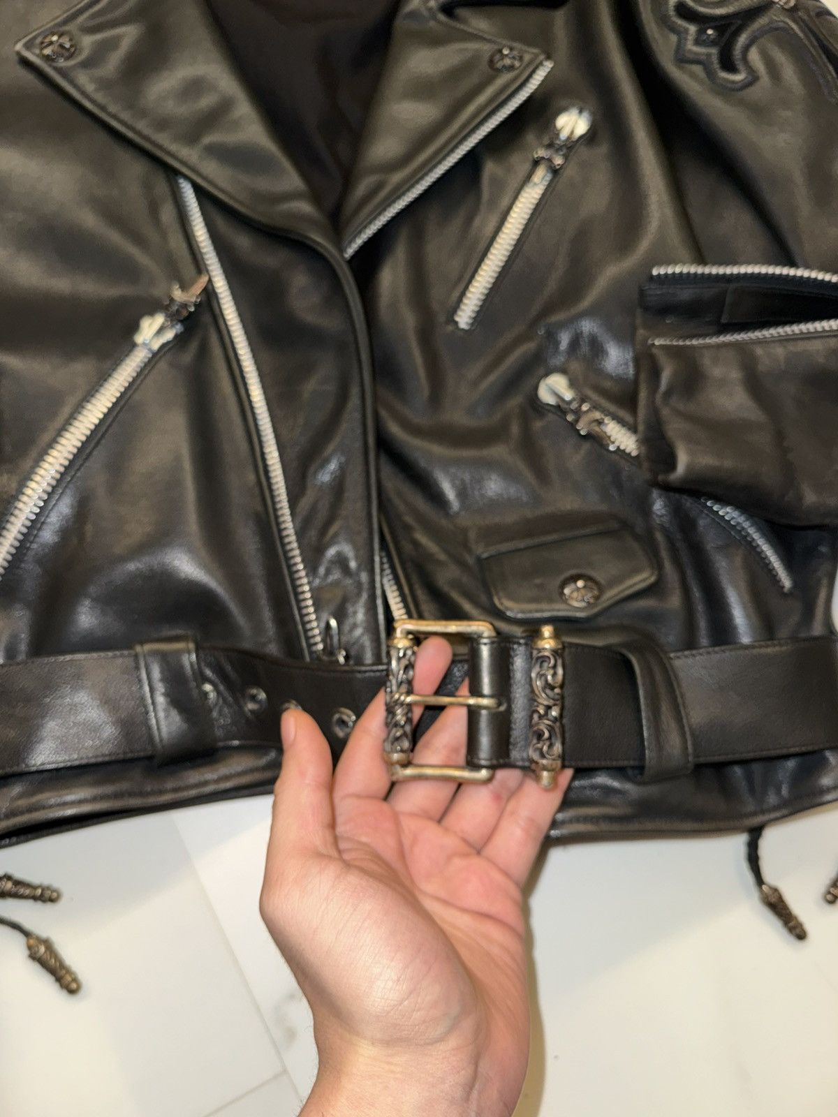 Chrome Hearts Chrome Hearts OG 90s Leather Jacket Size US M / EU 48-50 / 2 - 7 Thumbnail