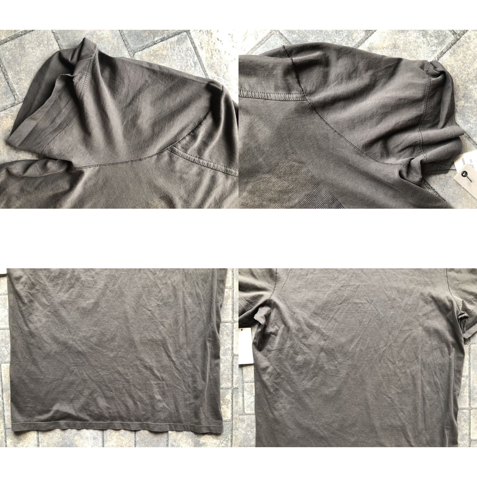 Vintage Calvin Klein Jeans T-Shirt Womens M Storm Grey 100% Cotton Side Slit Short Sleeve NWT Size M / US 6-8 / IT 42-44 - 9 Thumbnail