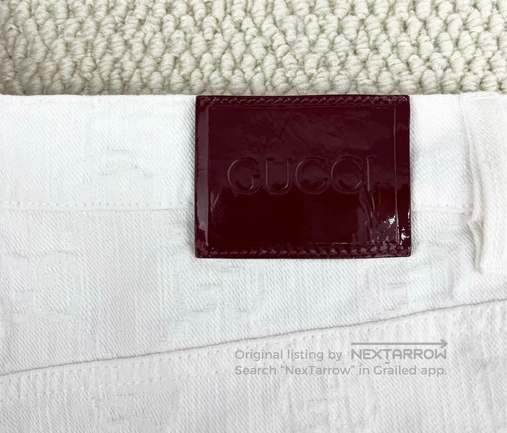 Gucci gucci double g logo denim shorts. Size 25" / US 0 / IT 36 - 6 Thumbnail