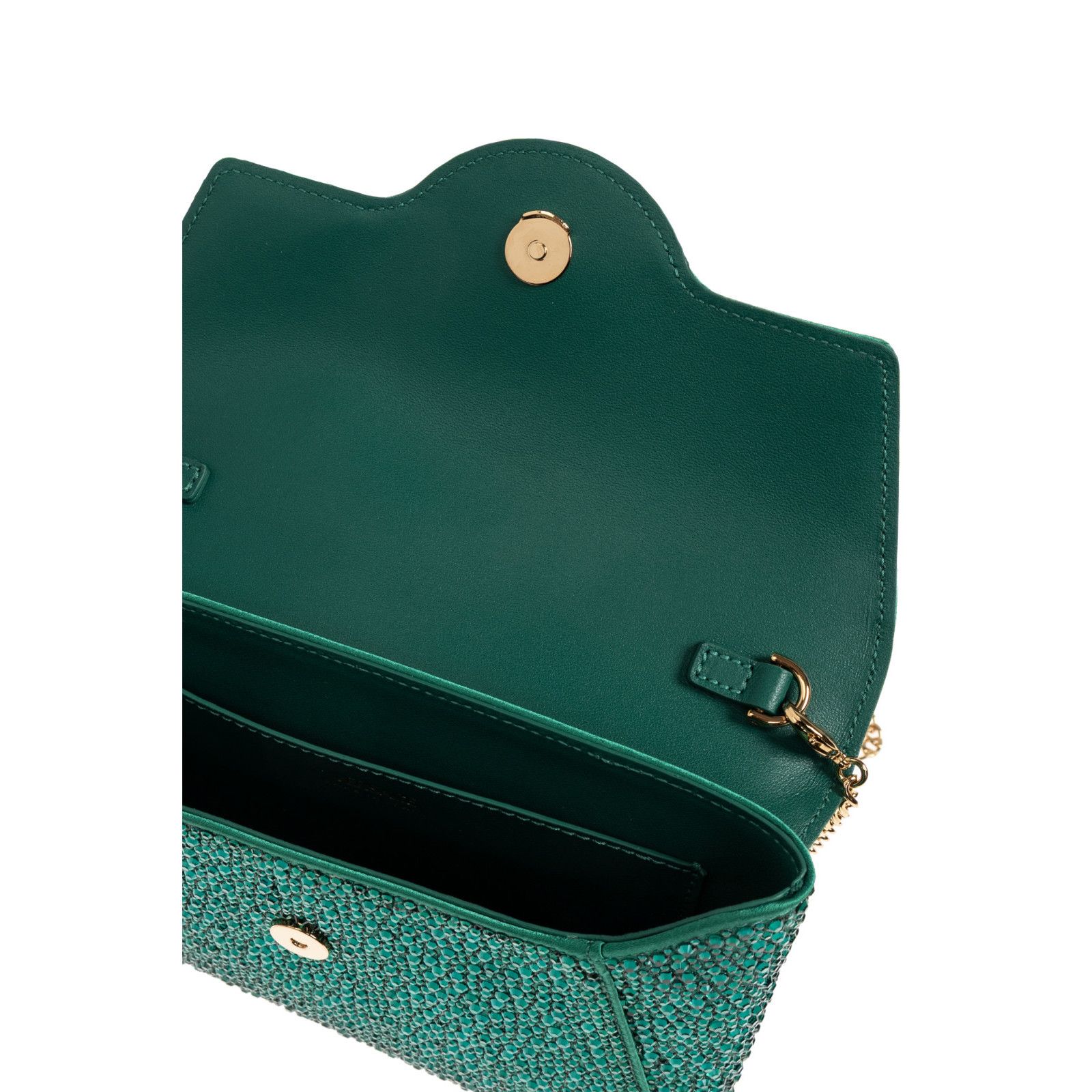 Versace VERSACE La Medusa Mini Green Leather Shoulder Bag New & Auth Size ONE SIZE - 4 Thumbnail