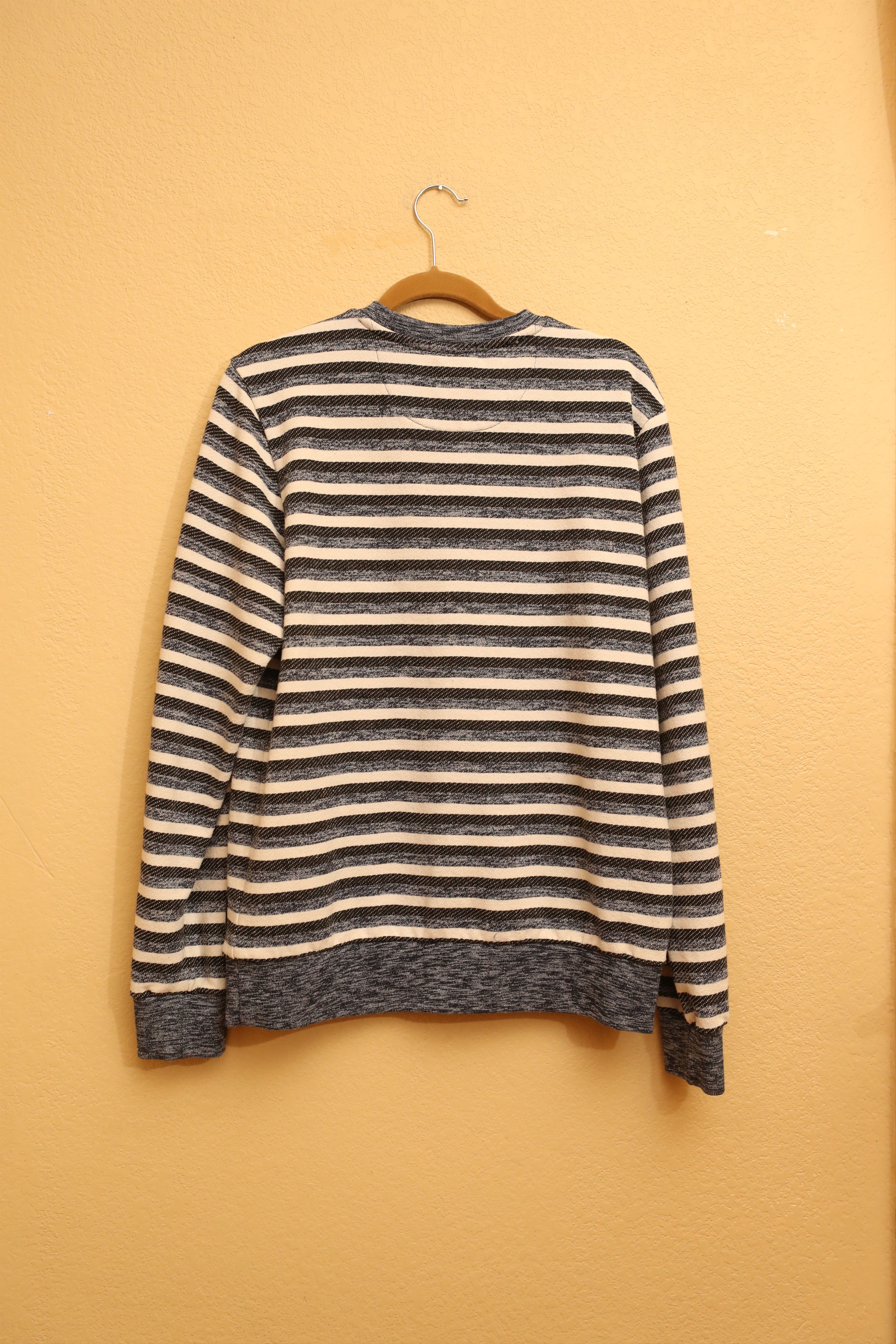 Scotch & Soda Scotch & Soda Striped Crewneck Sweater (L) Size US L / EU 52-54 / 3 - 2 Thumbnail