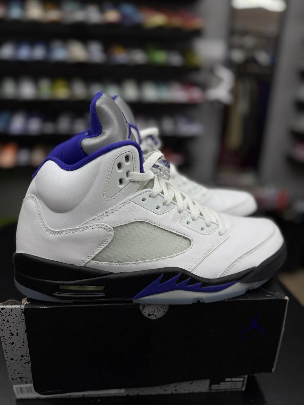 Jordan Brand Size 12 - Jordan 5 Retro Concord 2022 DD0587-141 Pre Owned Size US 12 / EU 45 - 3 Thumbnail