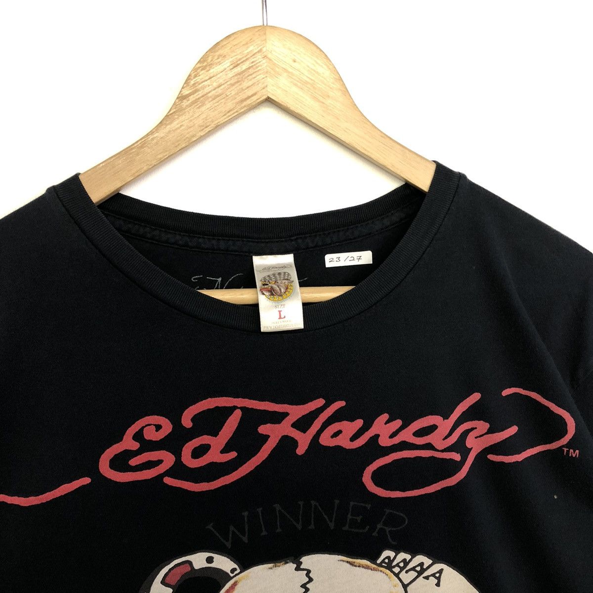 Ed Hardy Thrashed Ed Hardy By Christian Audigier Skull Photo Tee Size US L / EU 52-54 / 3 - 8 Thumbnail