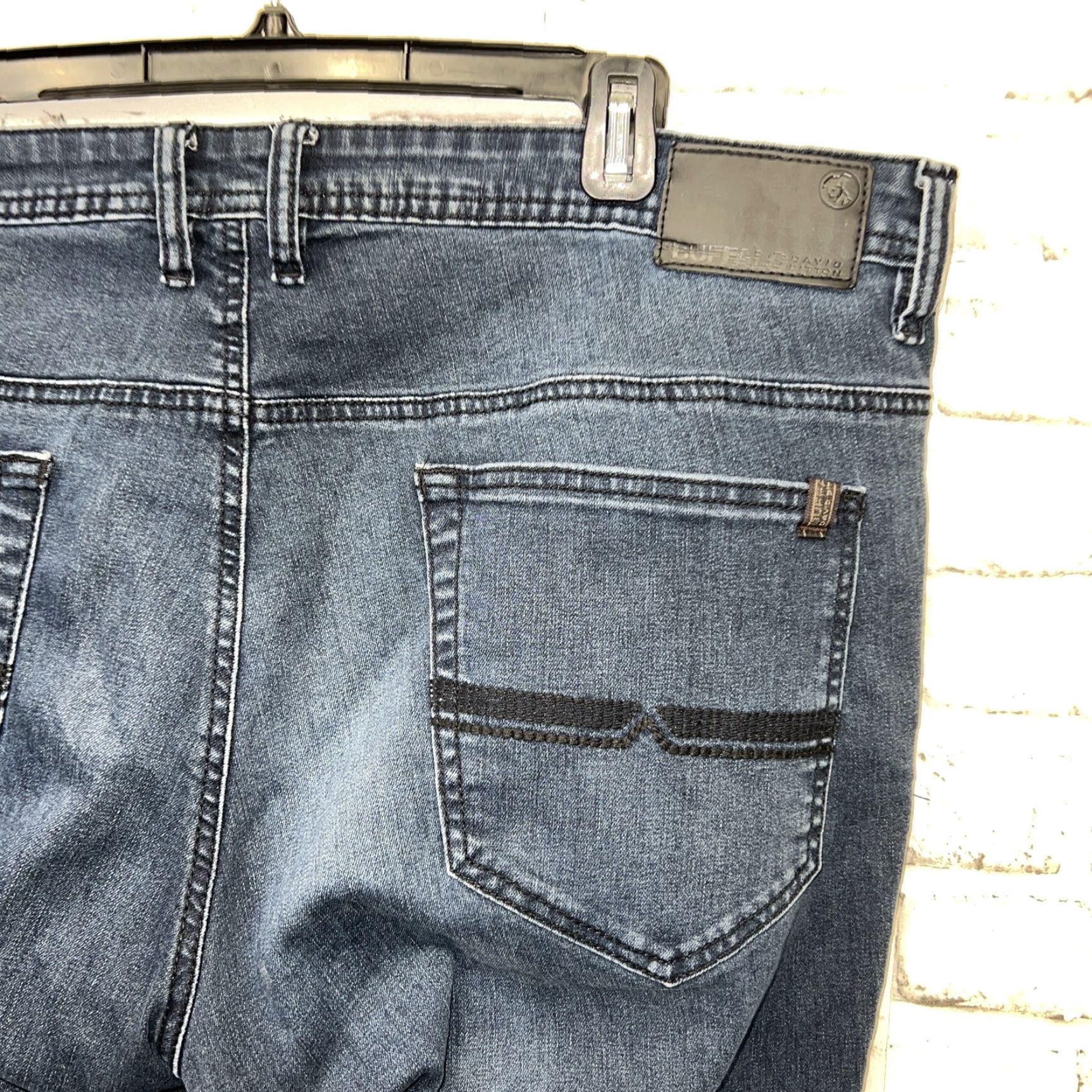 Buffalo David Bitton Buffalo David Bitton Jeans Mens Size 40 29 Inseam Blue Slim Stretch Straight Body Size US 40 / EU 56 - 3 Thumbnail
