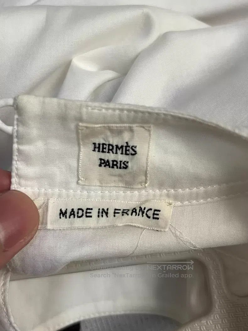 Hermes Hermes Plaid Short Sleeve Size S / US 4 / IT 40 - 4 Thumbnail