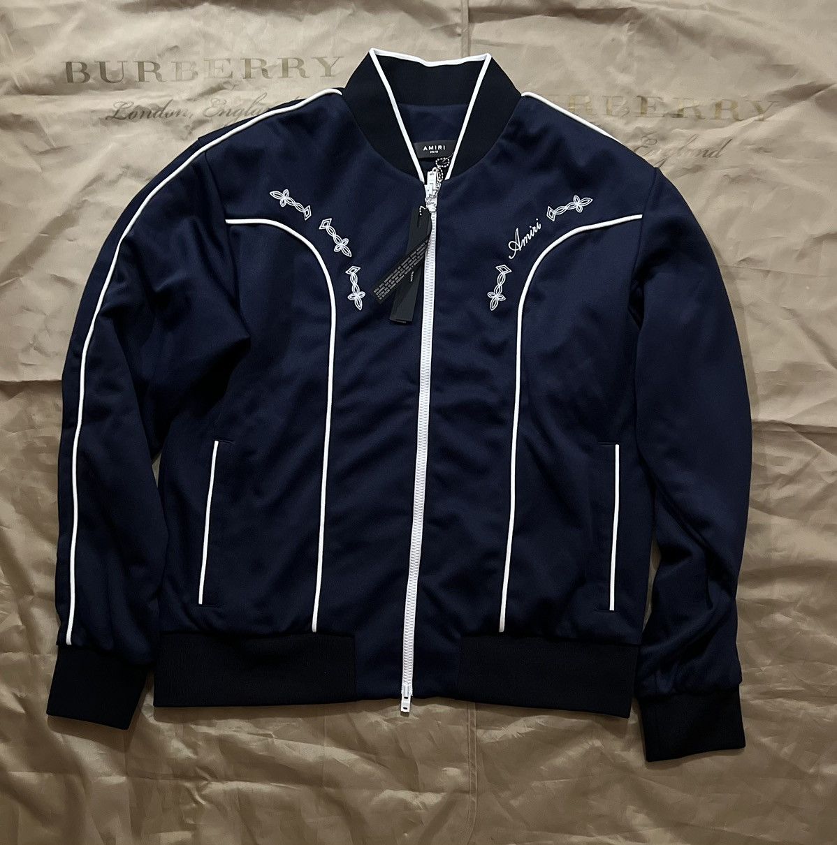 AMIRI Western Logo-embroidered Track Jacket size 52 $1500