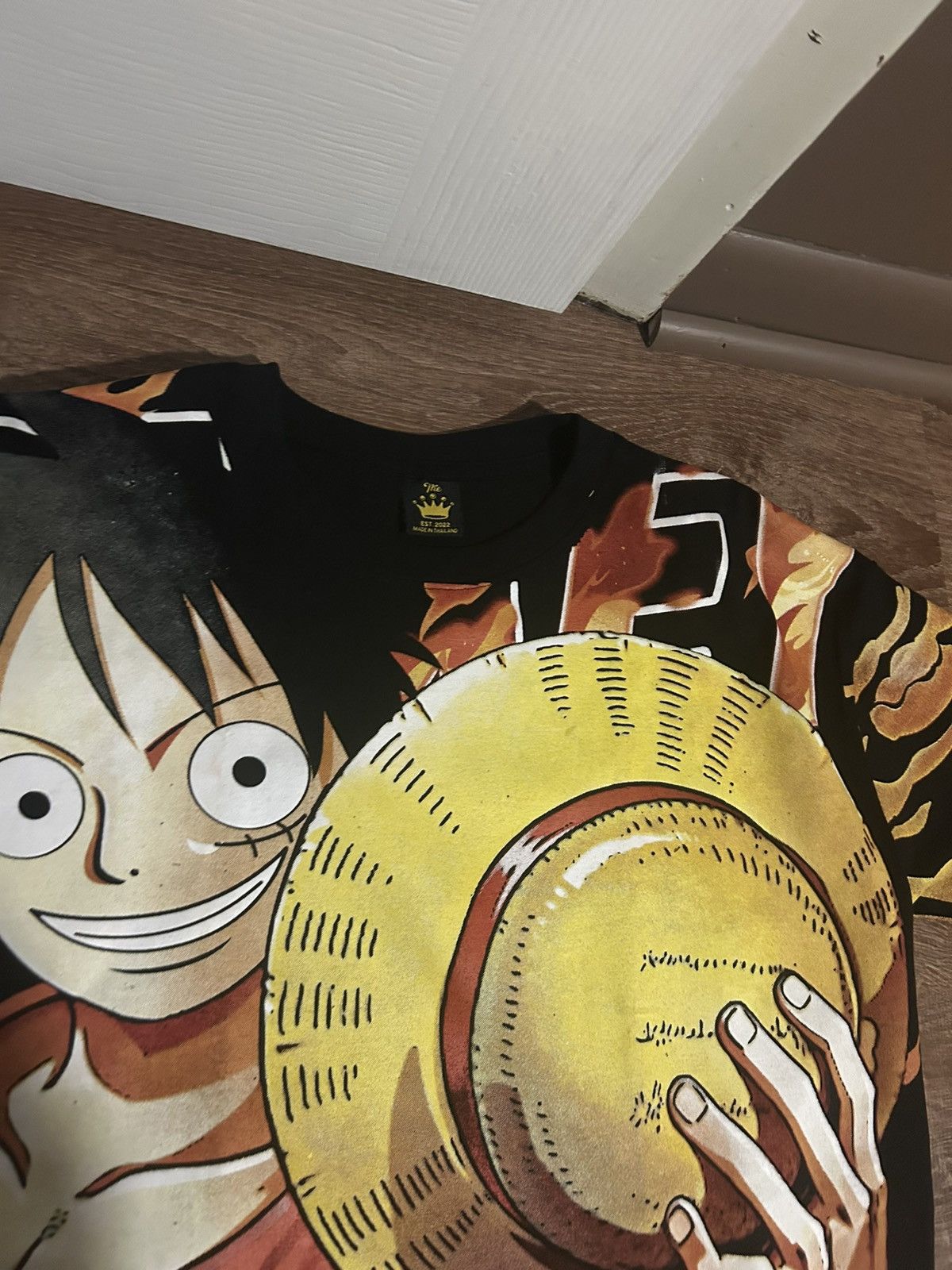 Other Luffy and Ace One piece flame AOP shirt Size US XL / EU 56 / 4 - 2 Thumbnail