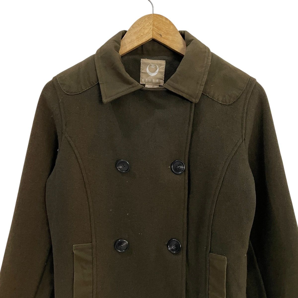 Stussy Vintage 90s Stussy Wool Jacket Size L / US 10 / IT 46 - 5 Thumbnail