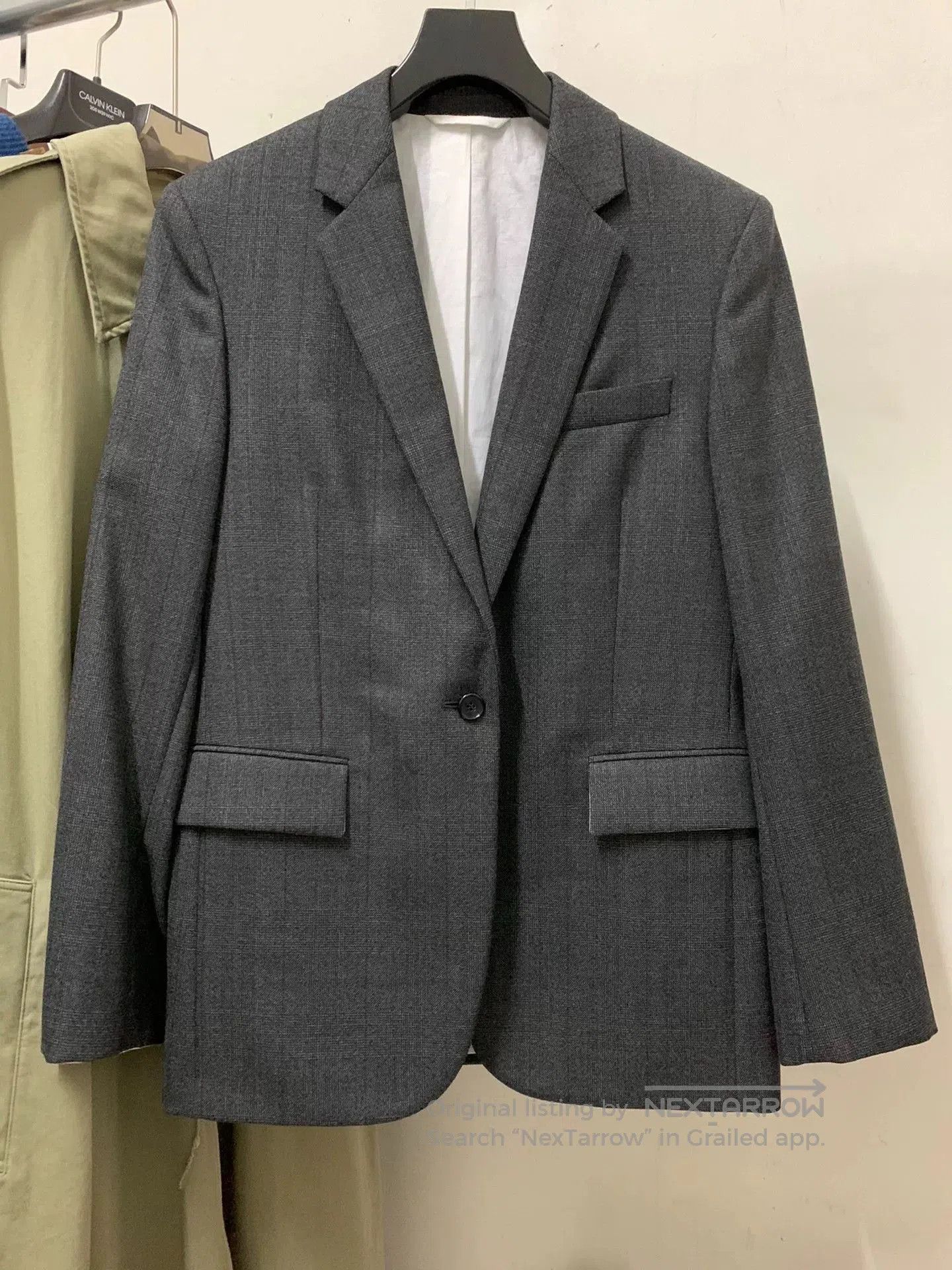 Calvin Klein 205W39NYC Calvin Klein Wool Prince of Wales Suit. Size US S / EU 44-46 / 1 - 2 Thumbnail