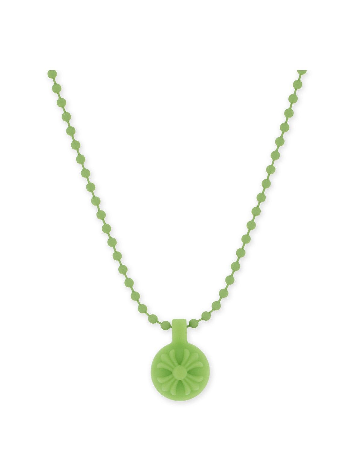 Chrome Hearts CH Silichrome Crossball Pendant Necklace Green Size ONE SIZE - 3 Thumbnail