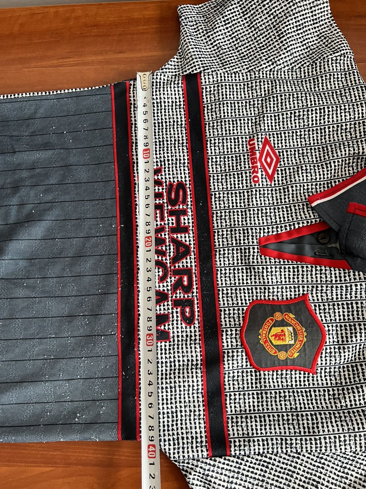 Umbro 1995/96 MANCHESTER UNITED #17 COLE AWAY SOCCER JERSEY BOYA Size US XXS / EU 40 - 16 Thumbnail