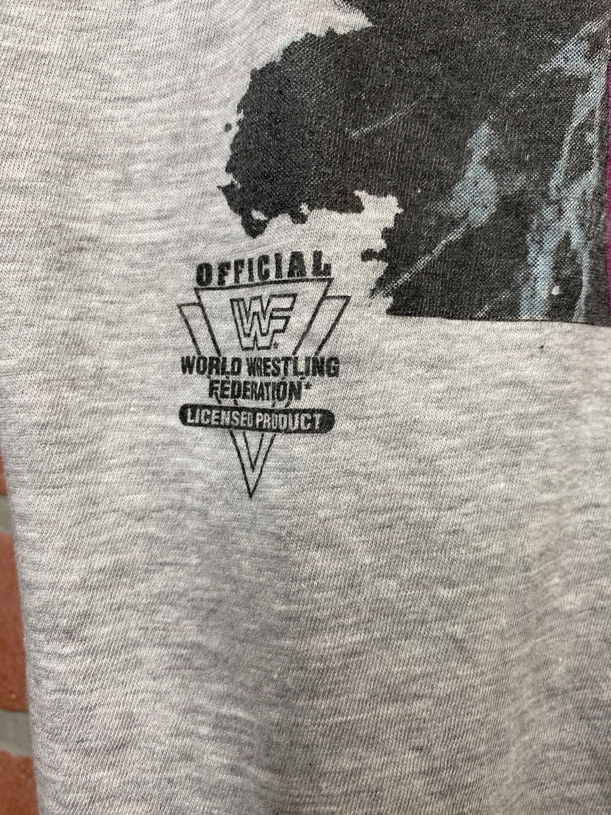 Vintage Vintage 90’s Bret Hart T-Shirt Vtg WWF Wrestling Tee Medium Size US M / EU 48-50 / 2 - 3 Thumbnail
