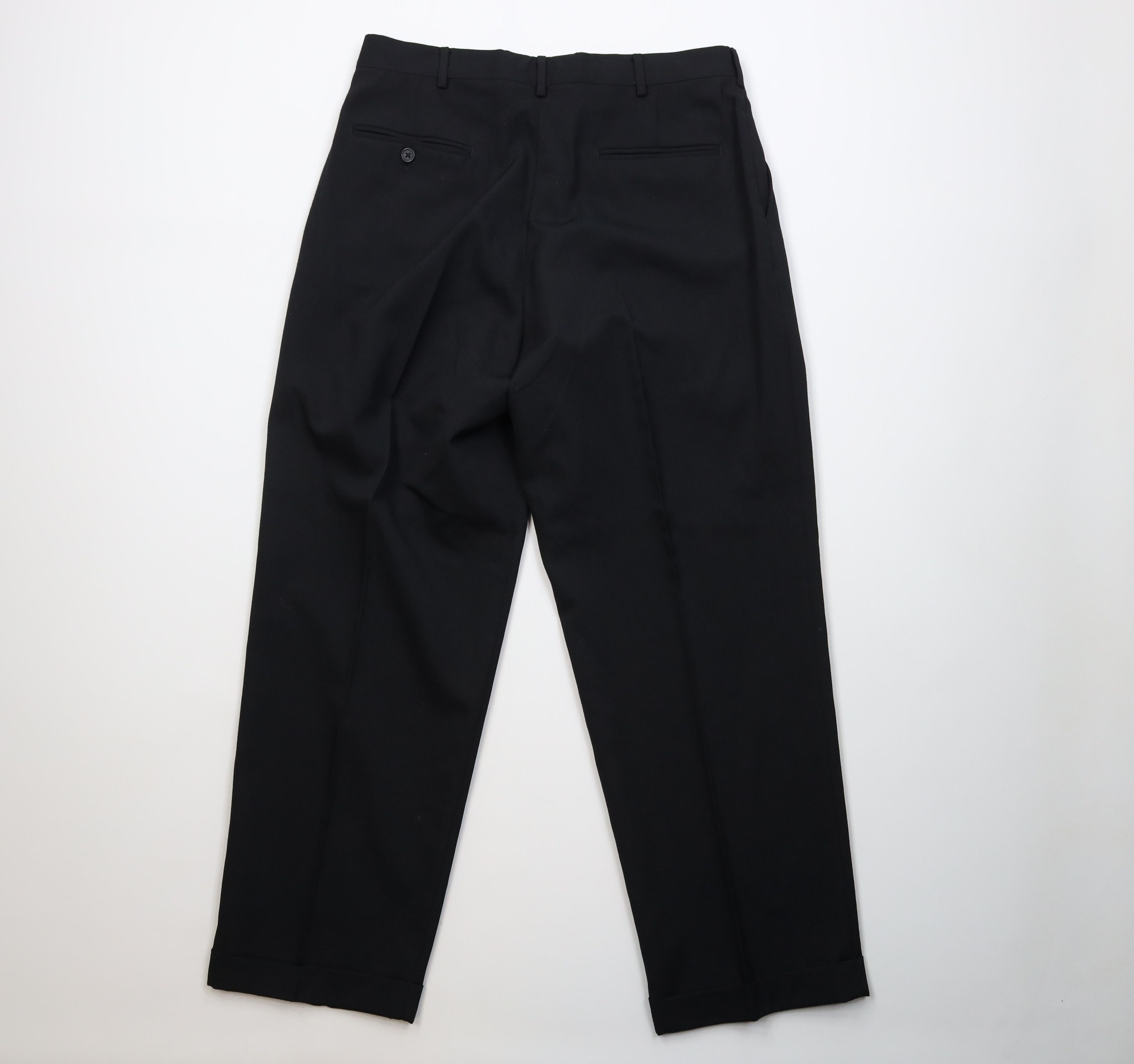 Vintage Vintage 90s Streetwear Wool Blend Knit Wide Leg Chino Pants Size US 34 / EU 50 - 9 Thumbnail