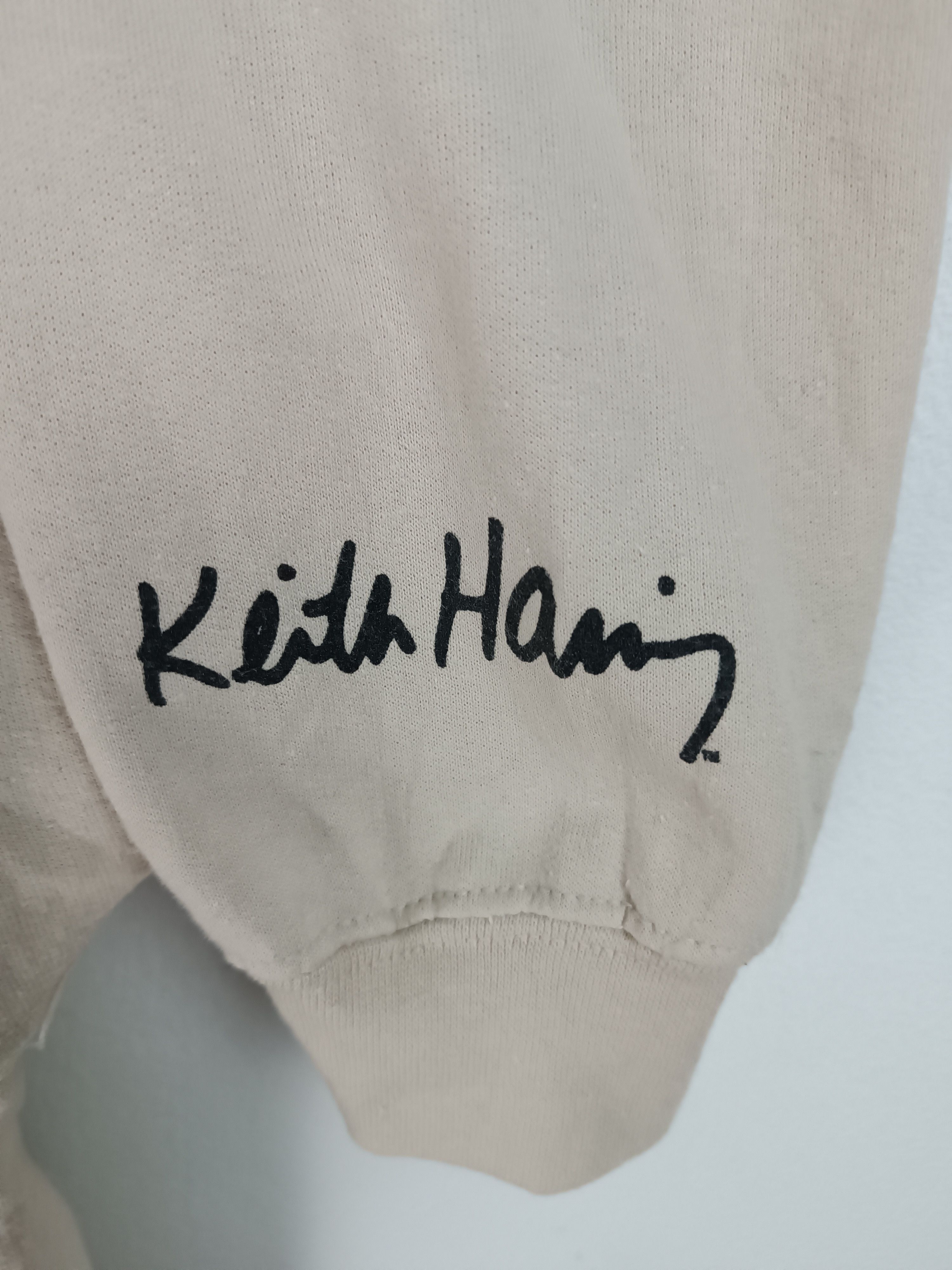 Keith Haring VINTAGE KEITH HARING HOODIE ART GRAFFITI warhol basquiat Size US M / EU 48-50 / 2 - 12 Thumbnail