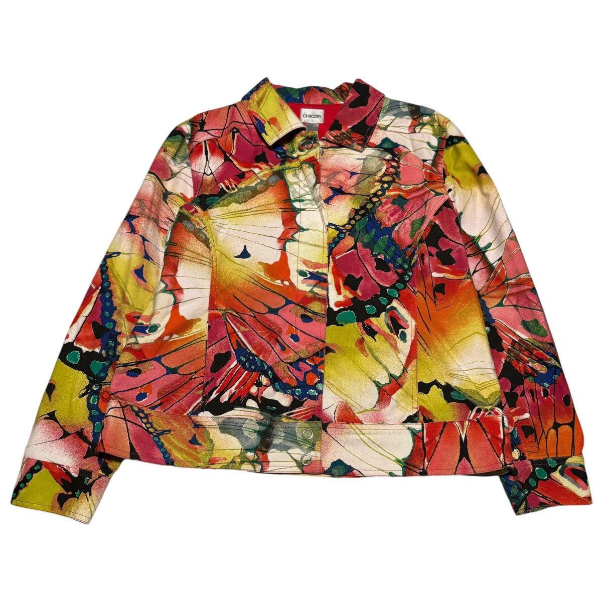 Chicos Vintage Chico’s Butterfly Lightweight Jacket Women’s M Size M / US 6-8 / IT 42-44 - 1 Thumbnail