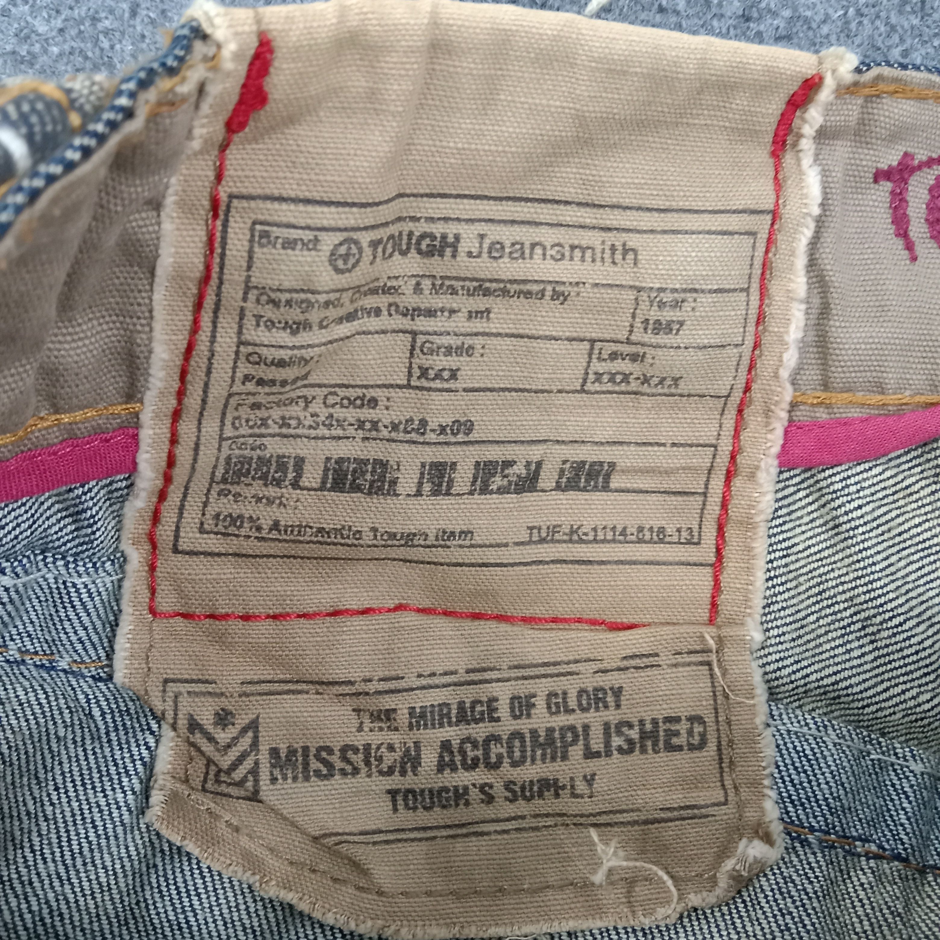 Vintage Tough Jeansmith Street Military Style DenimJeans C258N18 Size US 32 / EU 48 - 5 Thumbnail