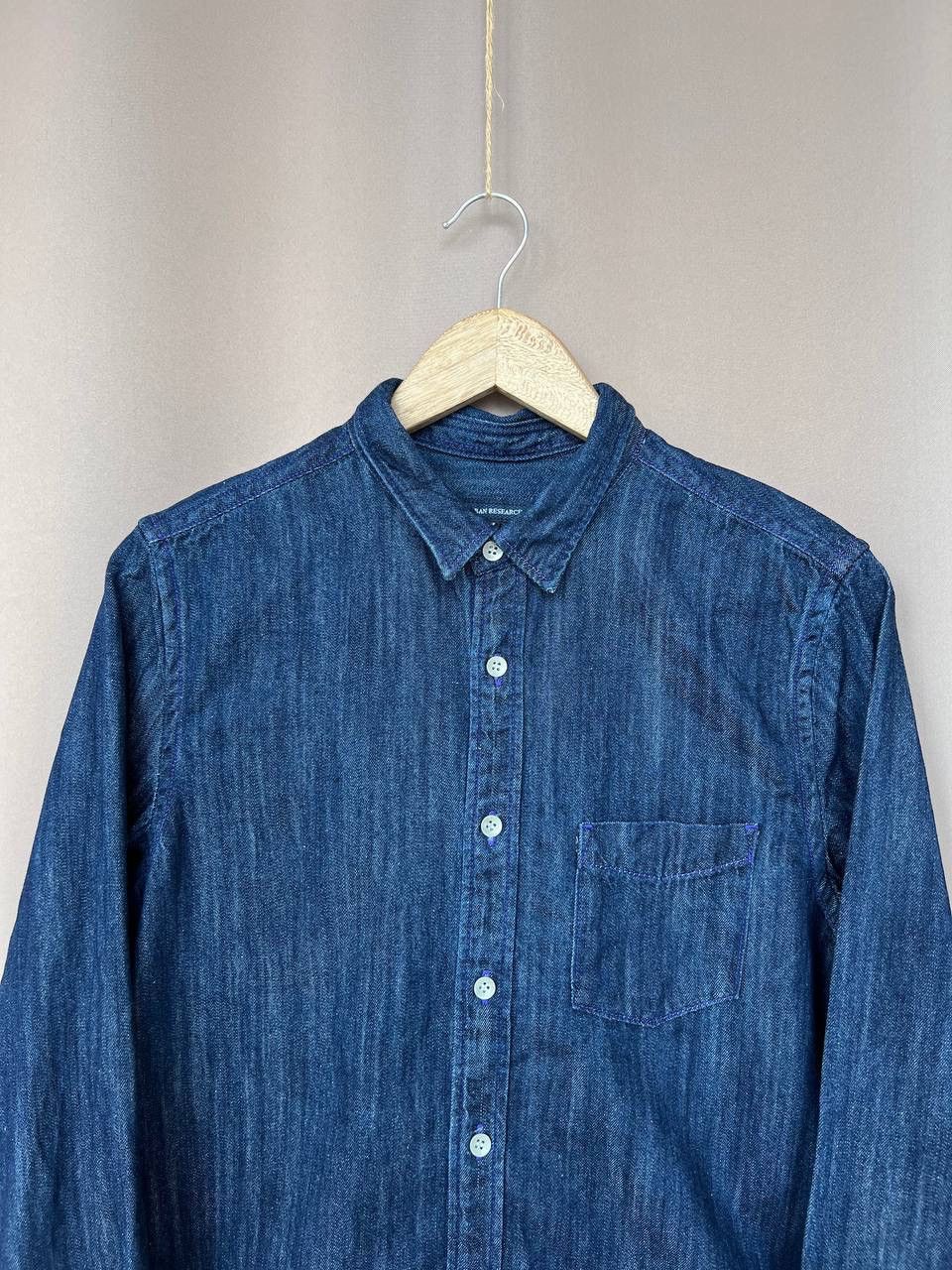 URBAN RESEARCH DOORS Urban Research Denim Button Shirt Mens Size 38 or S Japanese Size US S / EU 44-46 / 1 - 2 Thumbnail