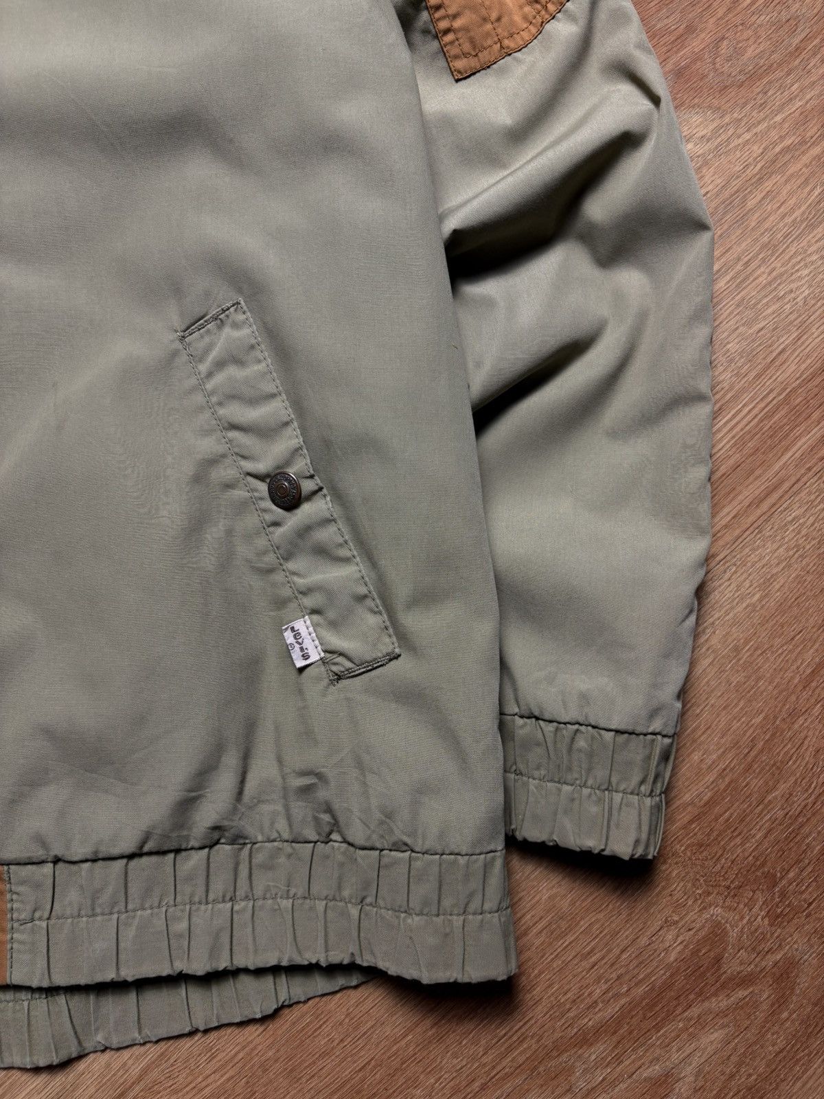 Levi's Levi's 90s Military Green Canvas Light Zip-up Jacket (L) Size US L / EU 52-54 / 3 - 4 Thumbnail