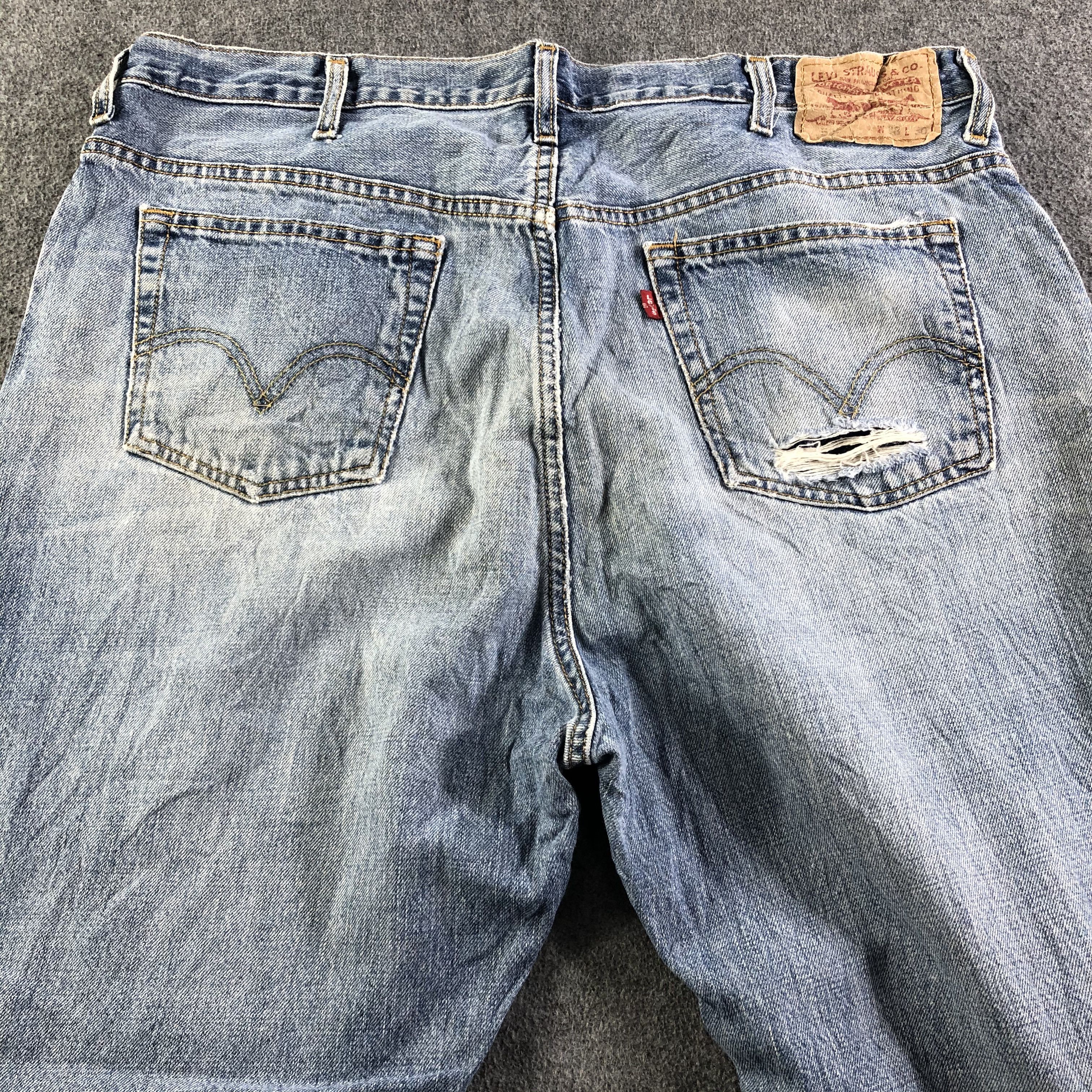 Levi's Vintage Blue Wash Levis Jeans-J3321 Size US 38 / EU 54 - 4 Thumbnail
