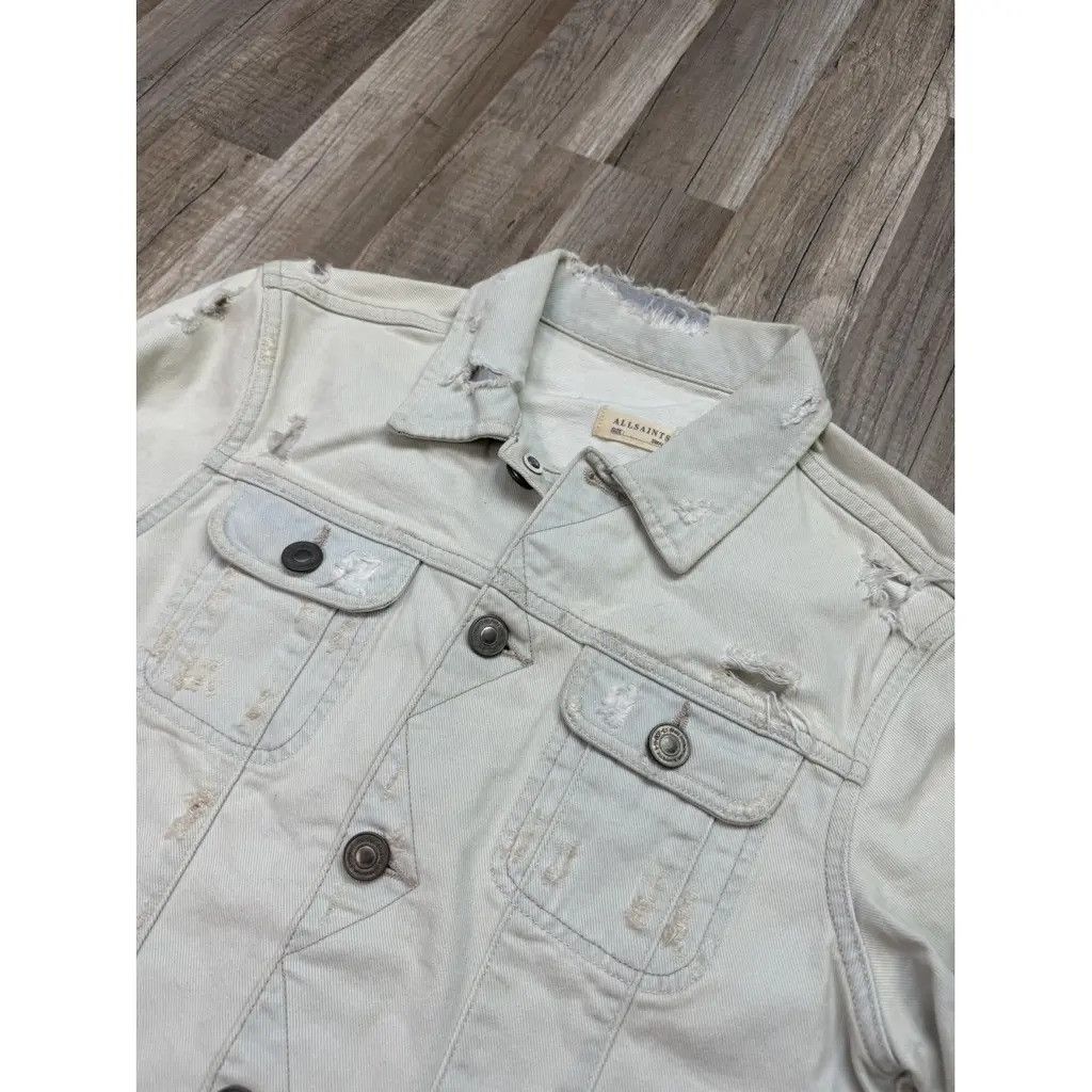 Allsaints All Saints denim Jacket Size: S Size S / US 4 / IT 40 - 3 Thumbnail