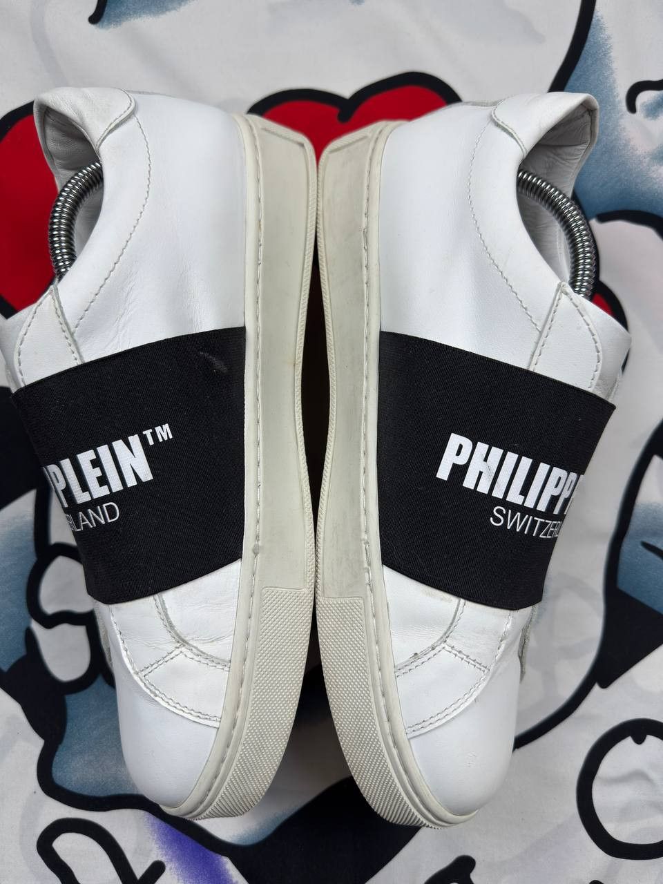 Philipp Plein PHILIPP PLEIN Leather LO-TOP Sneakers Size US 8 / EU 41 - 3 Thumbnail