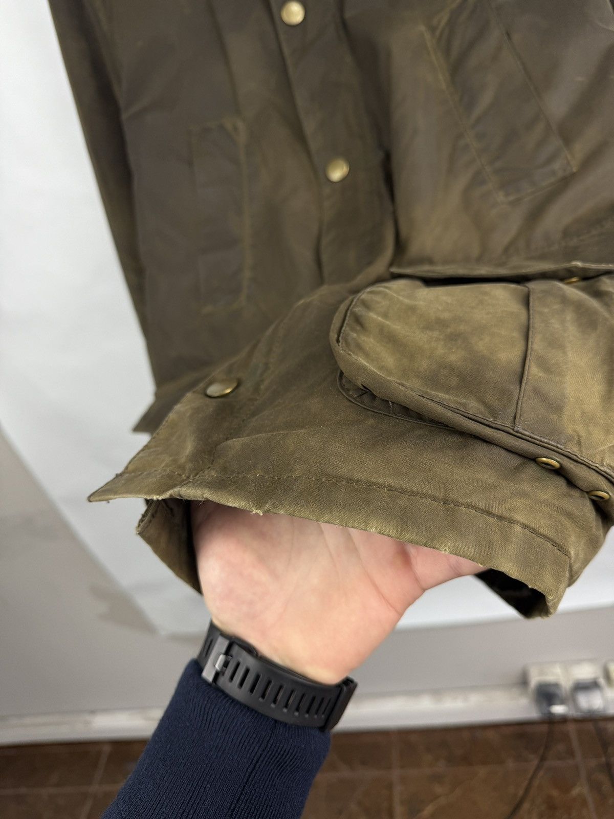 Barbour × Noah 🇬🇧 Barbour Hereford Wax Jacket Rare Retro Size US M / EU 48-50 / 2 - 22 Thumbnail