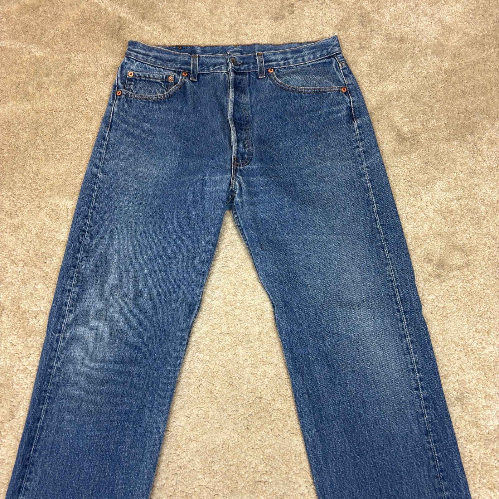 Levi's × Vintage Vintage 80s Levi's 501 Made in USA Jeans 34x32 (32x31) Size US 34 / EU 50 - 4 Thumbnail