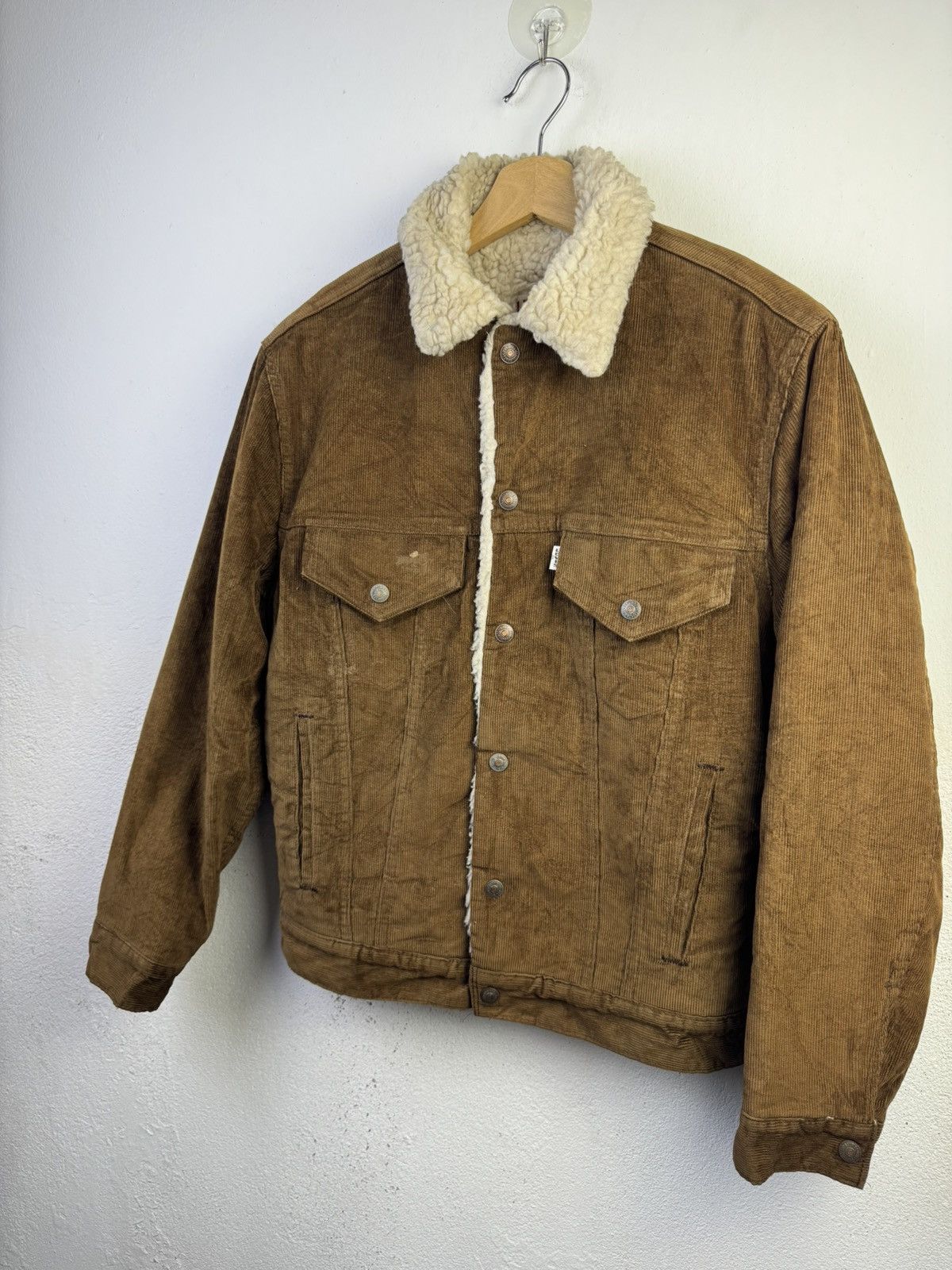 Levi's Vintage Levi's Trucker Jacket Cudoroy Sherpa Lining Size US M / EU 48-50 / 2 - 3 Thumbnail