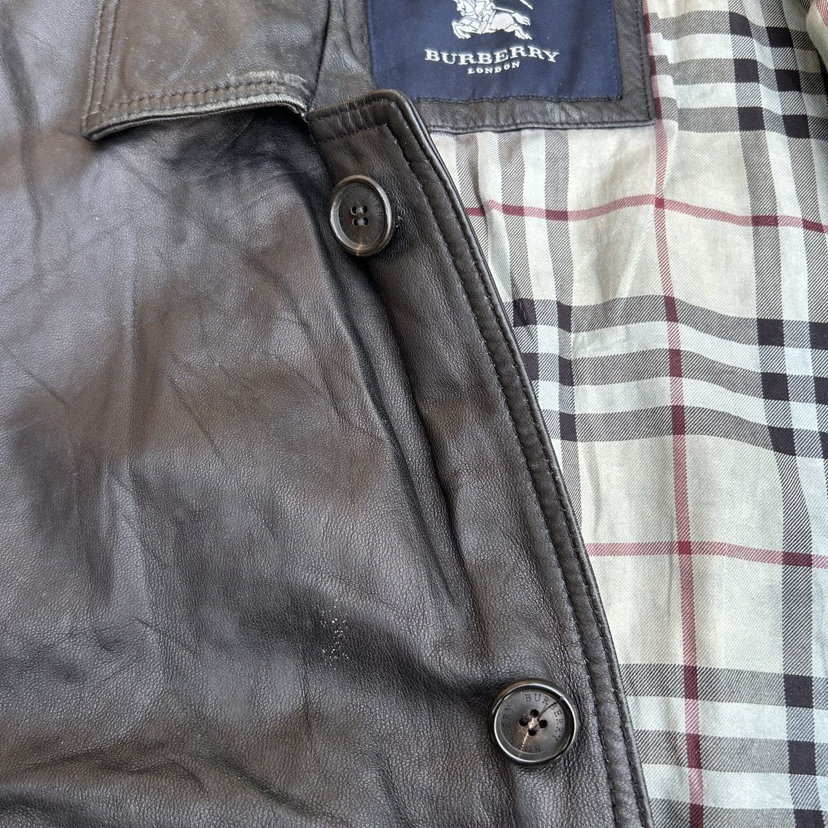 Burberry Vintage Burberry London Leather Jacket Size US M / EU 48-50 / 2 - 12 Thumbnail