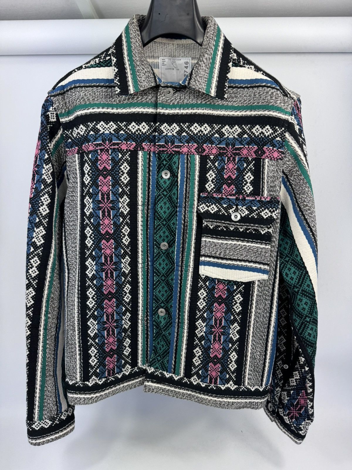 Sacai MULTI PRINT JACKET Size US XL / EU 56 / 4 - 1 Thumbnail