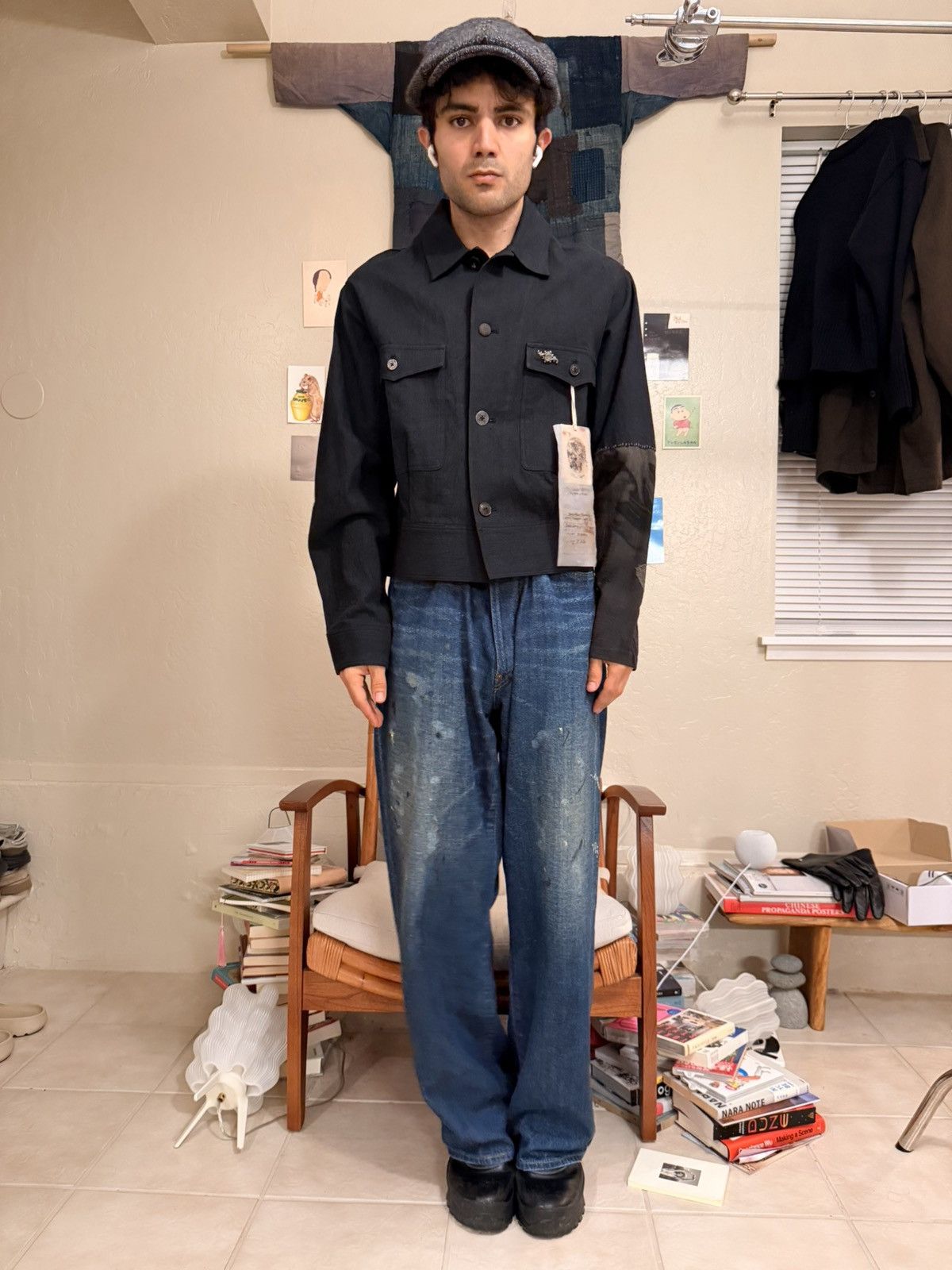 Professor.E Forgotten Materials｜Cyclist JKT (Stripe) Size US S / EU 44-46 / 1 - 13 Thumbnail