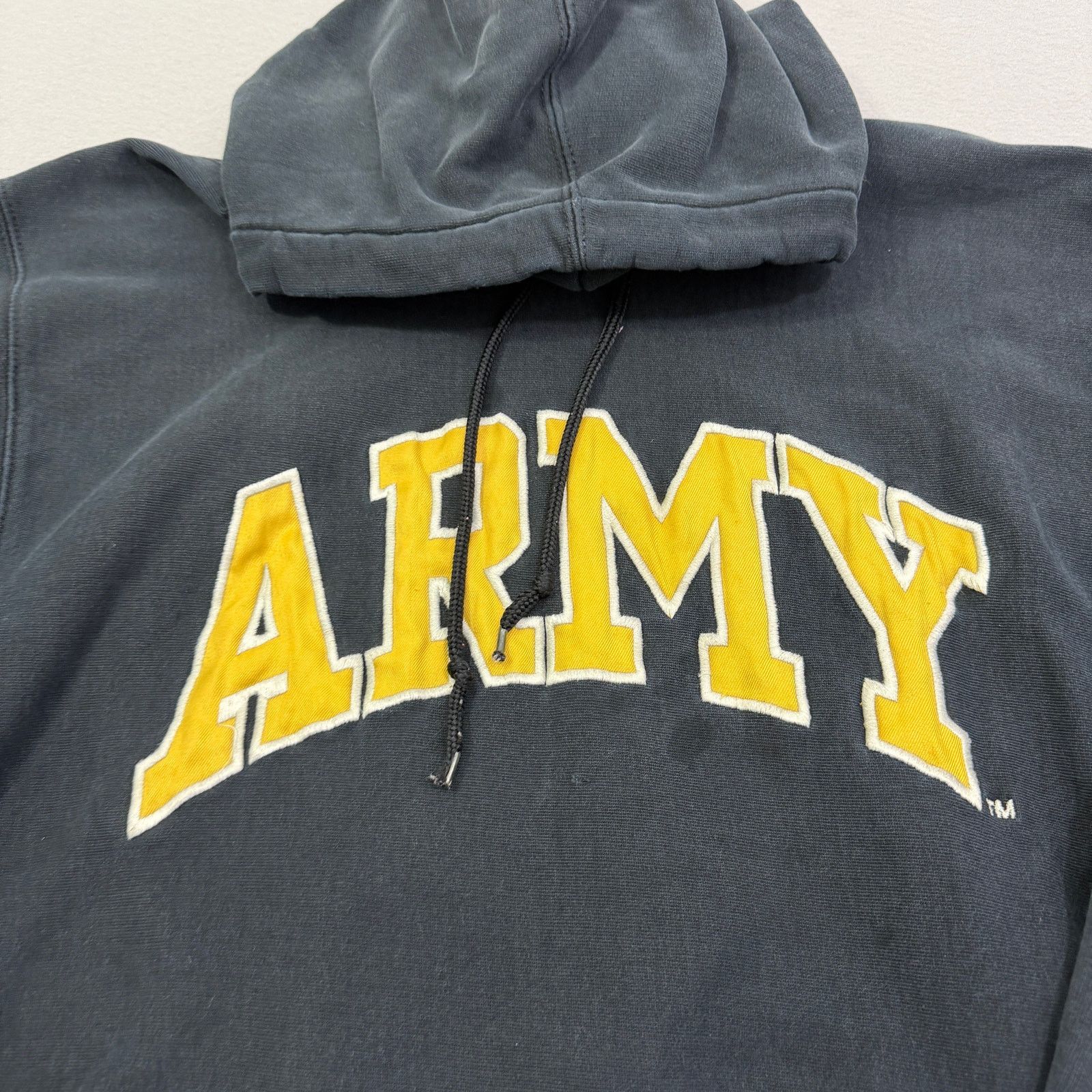 Vintage Vintage Army Hoodie Men's XL Black United States West Point Size US XL / EU 56 / 4 - 3 Thumbnail