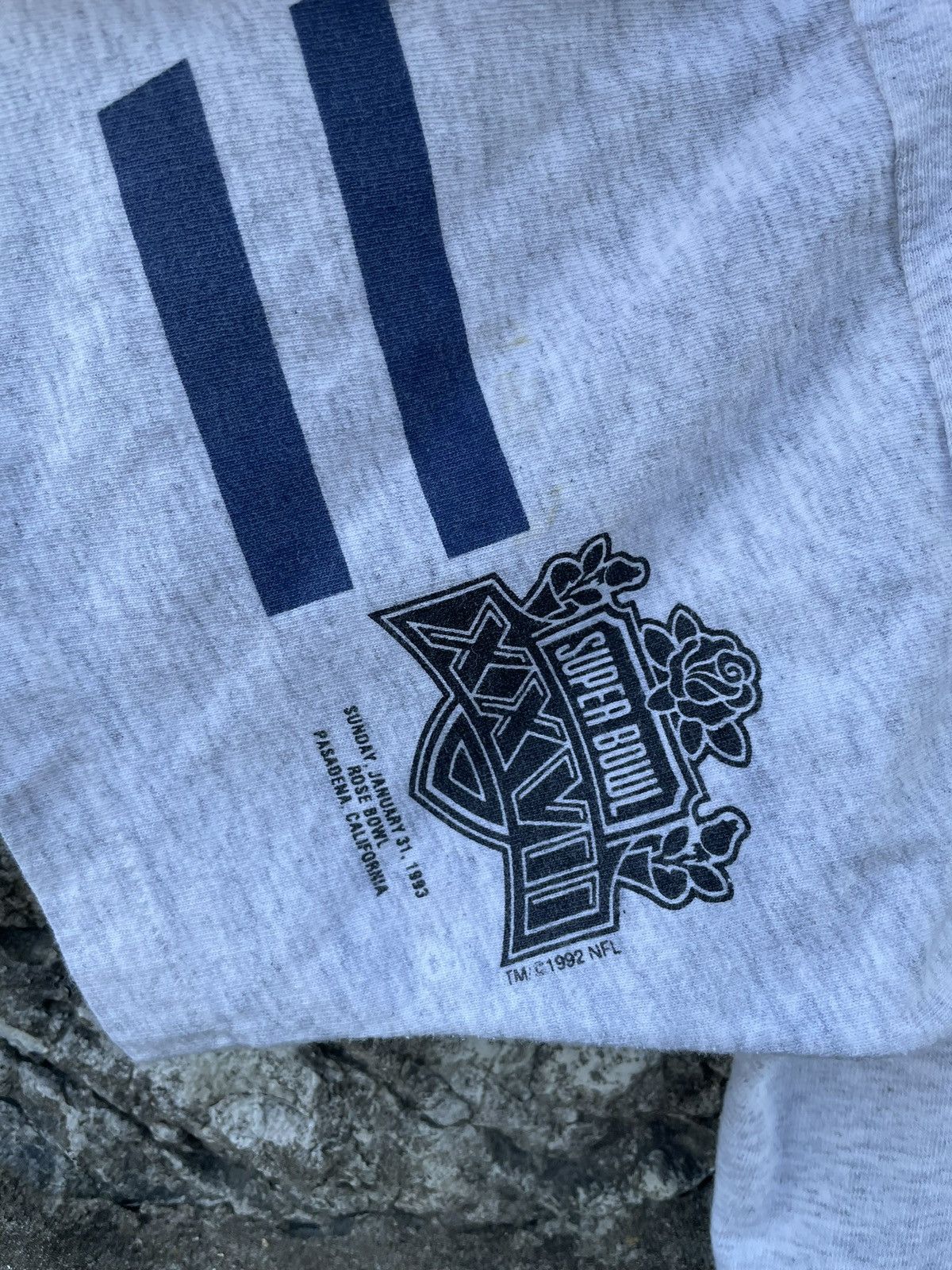 NFL × Salem Sportswear × Vintage Vintage Salem Sportswear Dallas Cowboys Super Bowl Tee AOP L Size US L / EU 52-54 / 3 - 7 Thumbnail