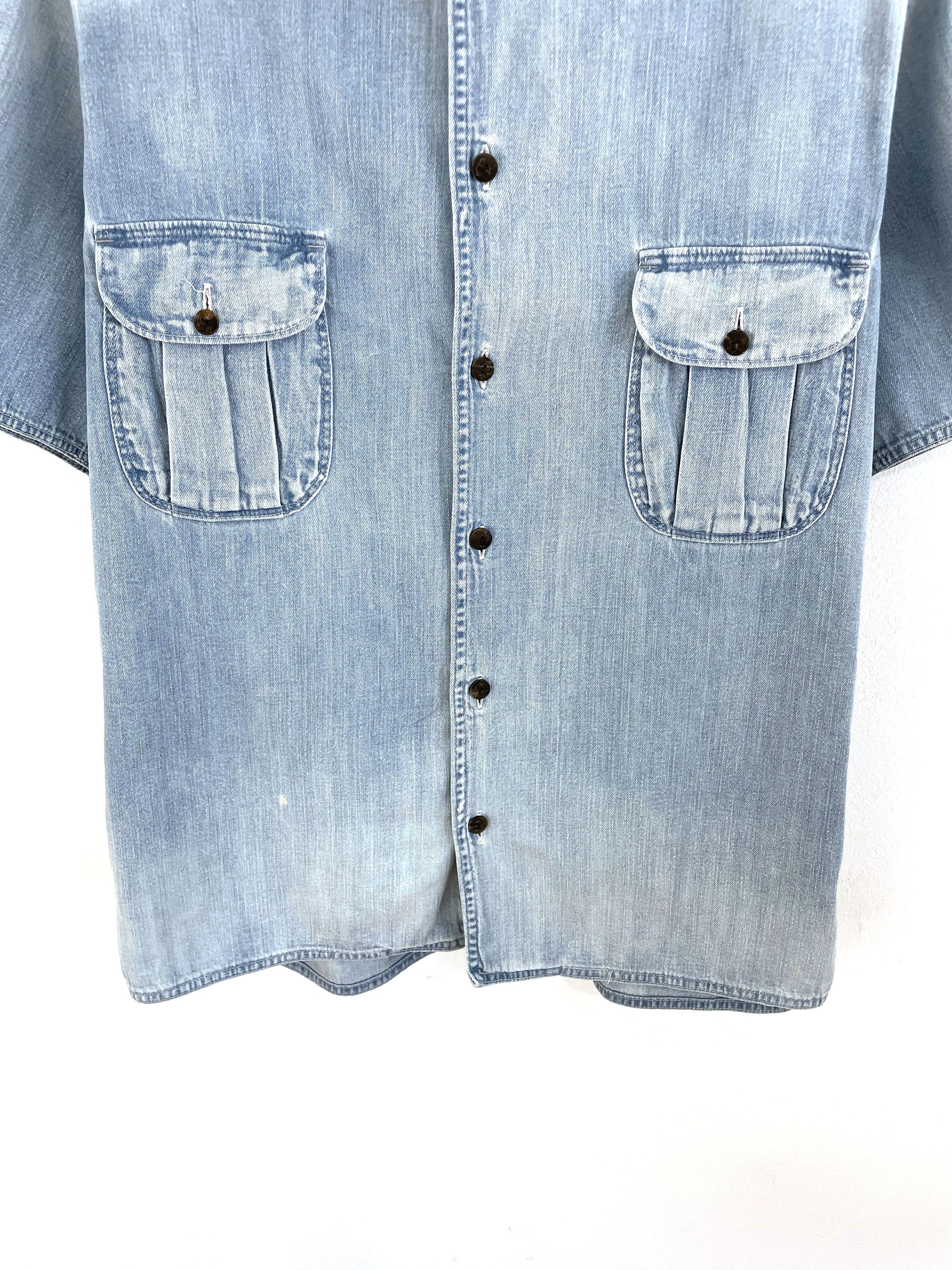 Kapital Cargo Denim Shirt Size US L / EU 52-54 / 3 - 5 Thumbnail