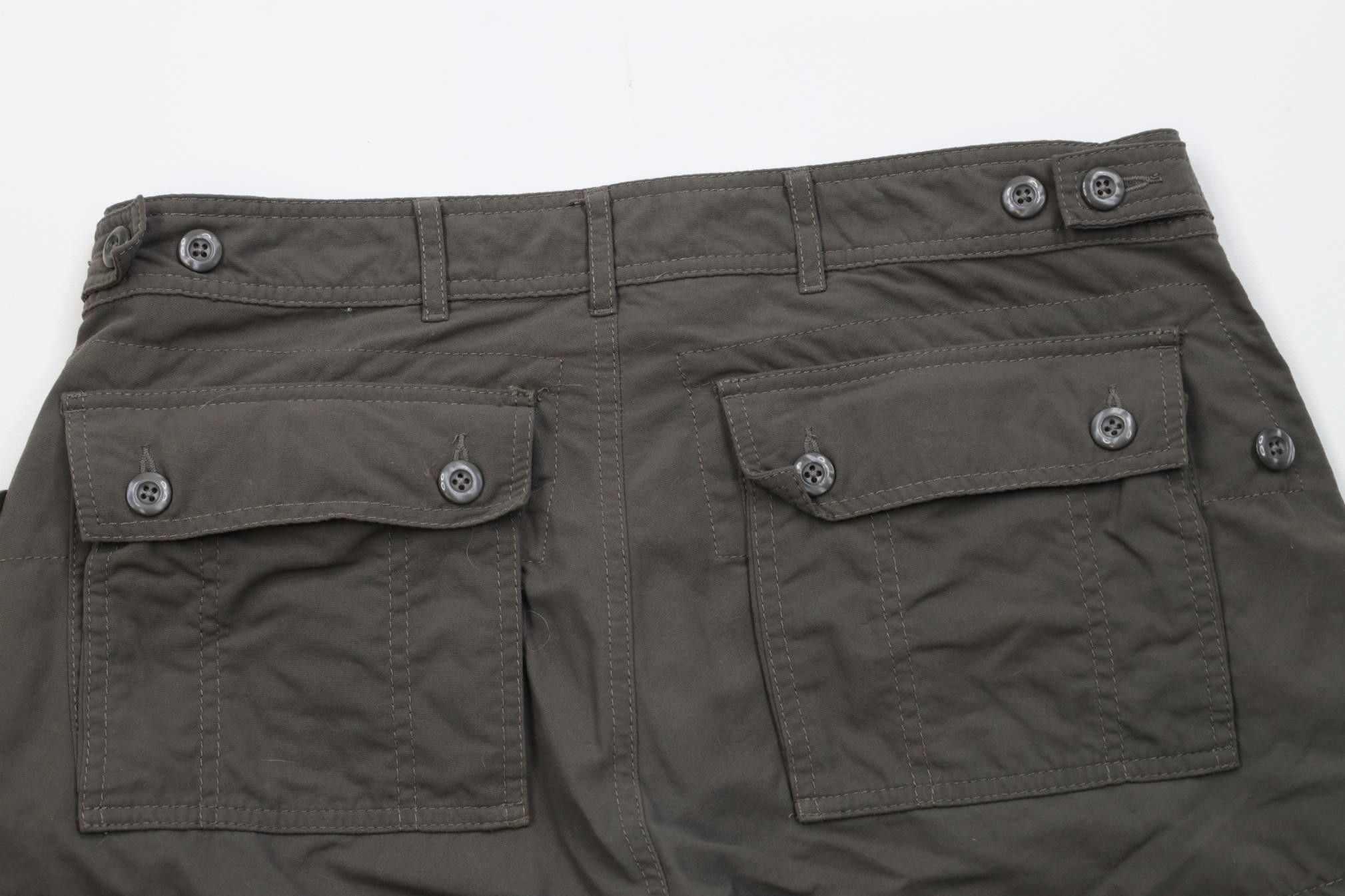 Vintage Clothing Arts Pick Pocket Proof Cargo Shorts Gray Nylon Size US 32 / EU 48 - 10 Thumbnail