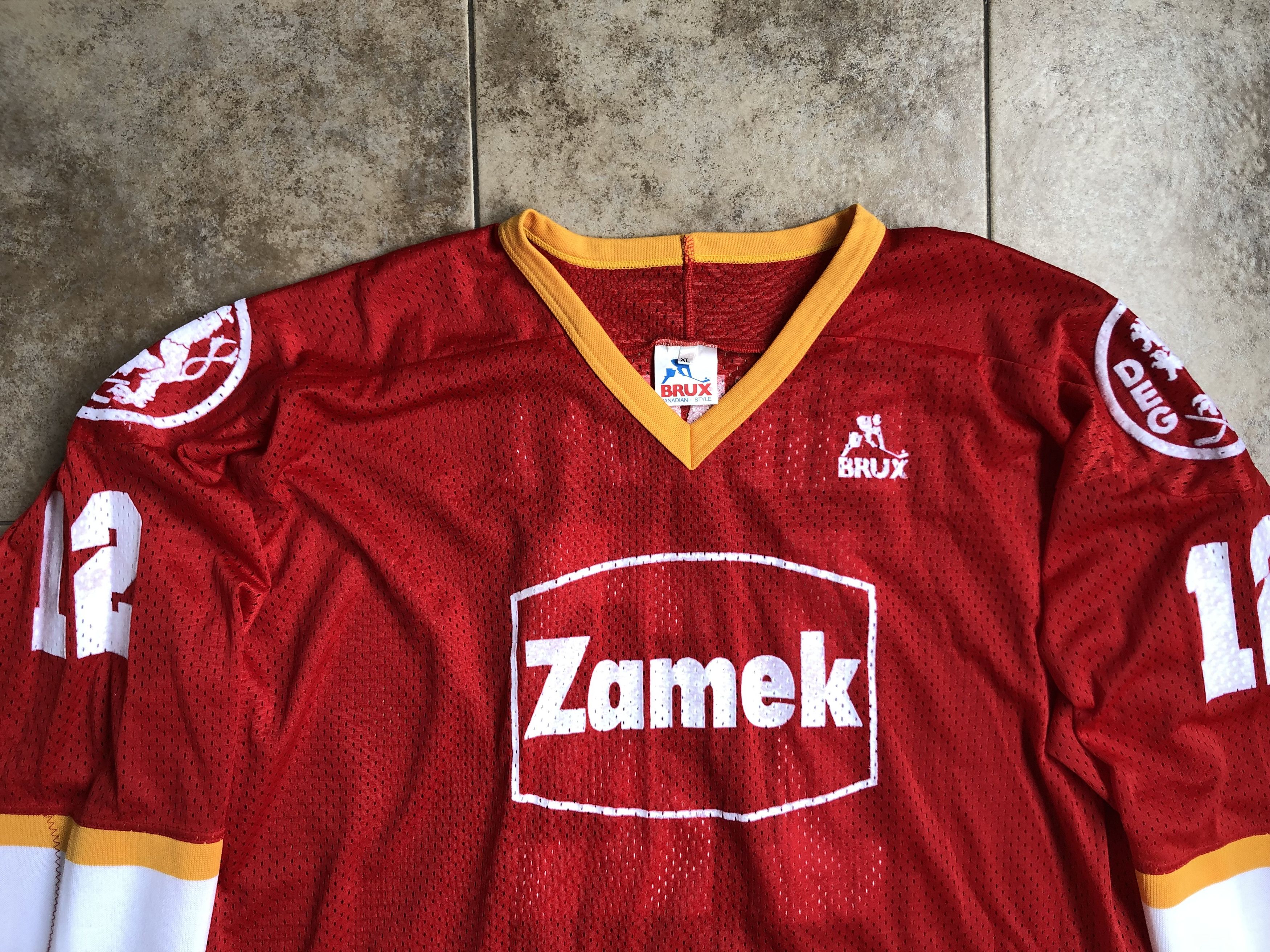 NHL Vintage DEG Düsseldorfer EG Brendel #12 T Ice Hockey Jersey Size US XL / EU 56 / 4 - 4 Thumbnail