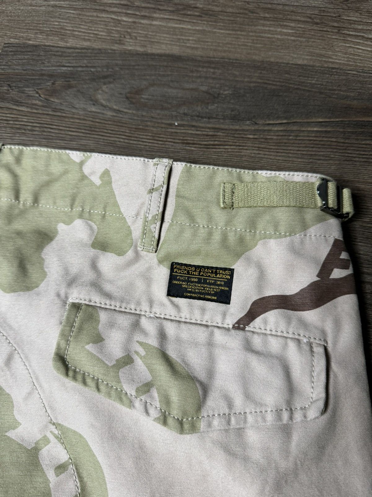 Fuck The Population FTP x FUCT CAMO CARGOS Size US 36 / EU 52 - 3 Thumbnail