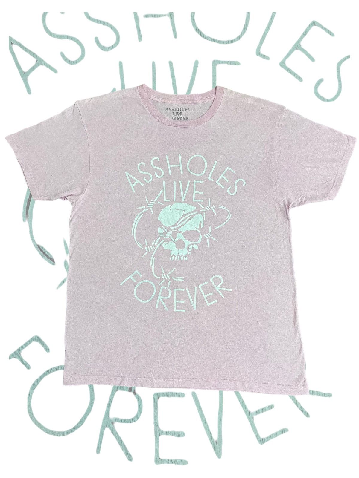 Japanese Brand × Vintage Streerwear Asshole Live Forever T-shirt Size US L / EU 52-54 / 3 - 1 Thumbnail