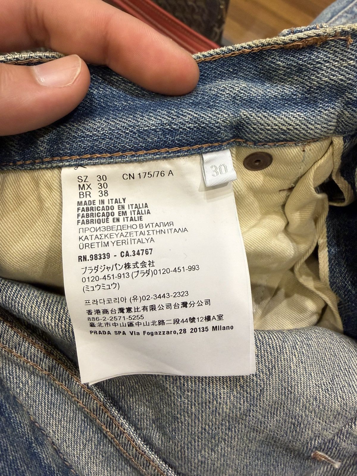 Prada Prada Denim Jean Shorts Size US 30 / EU 46 - 4 Thumbnail