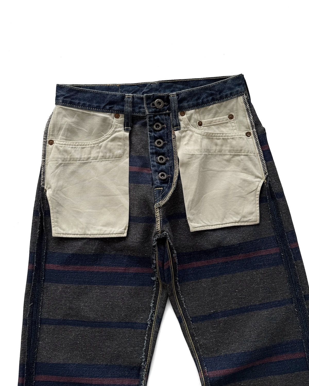 Kapital KAPITAL REVERSE DENIM JEANS Size US 28 / EU 44 - 6 Thumbnail