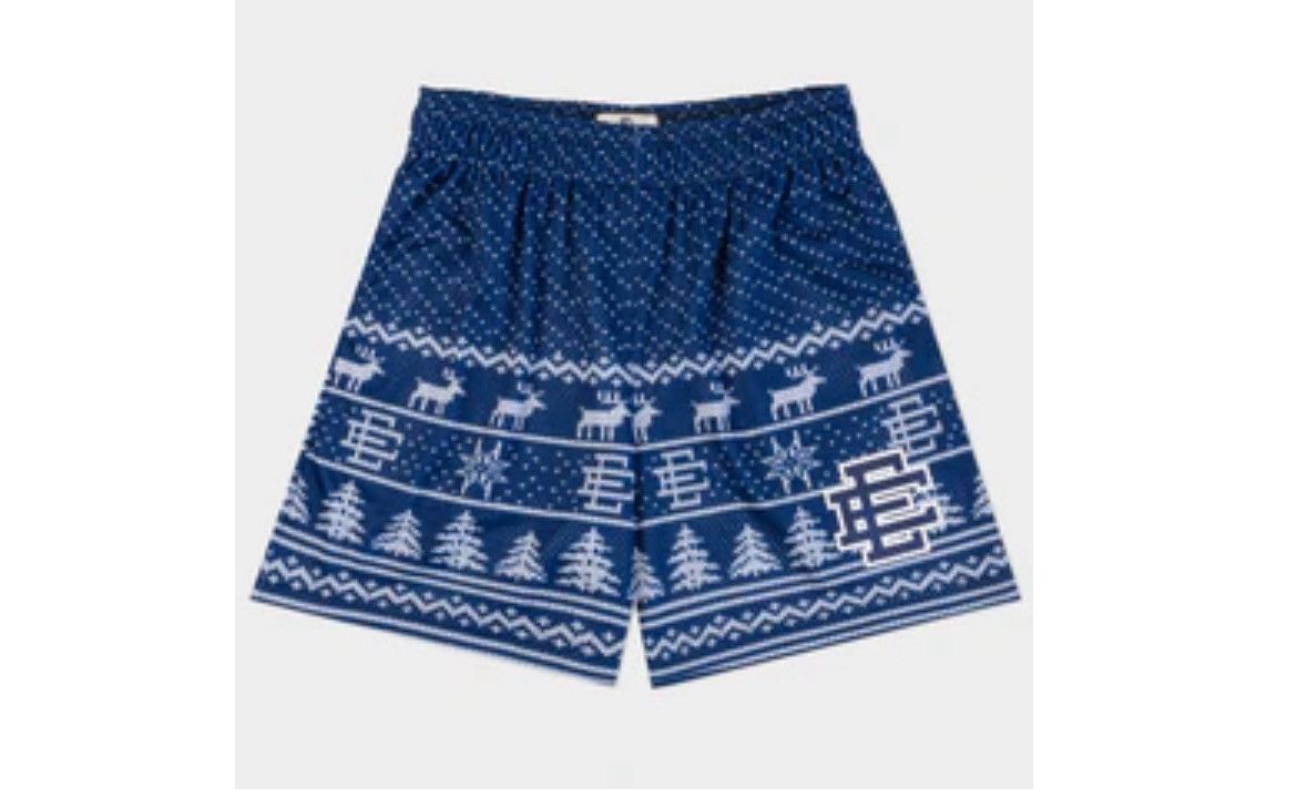 Eric Emanuel Eric Emanuel EE blue Christmas shorts medium Size US 30 / EU 46 - 1 Thumbnail