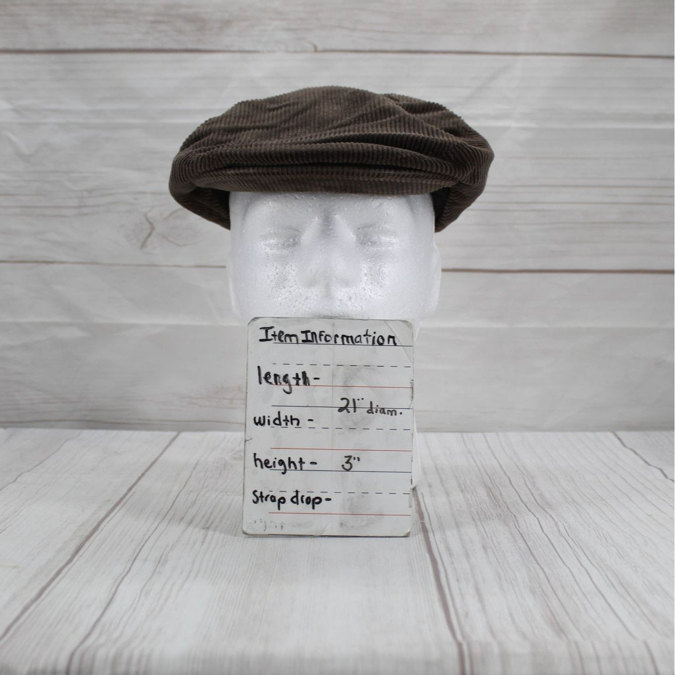 L.L. Bean × Vintage Vintage LL Bean Corduroy Cotton Flat Newsboy Cap Size ONE SIZE - 8 Thumbnail
