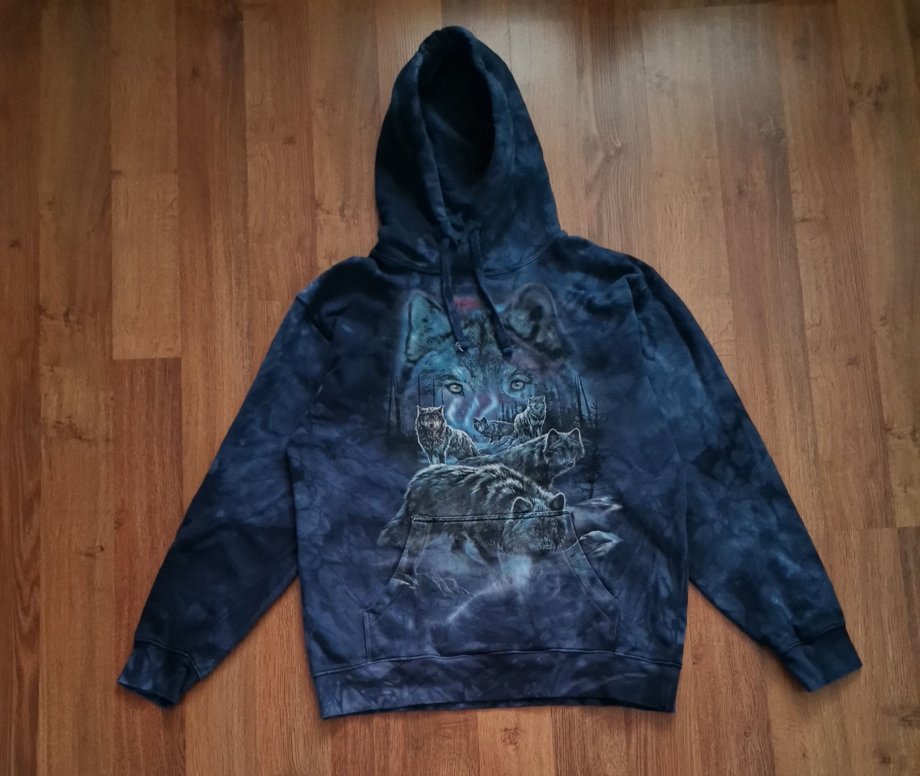 The Mountain The Mountain Wolves Tie Dye Oversized Hoodie Size US M / EU 48-50 / 2 - 1 Thumbnail