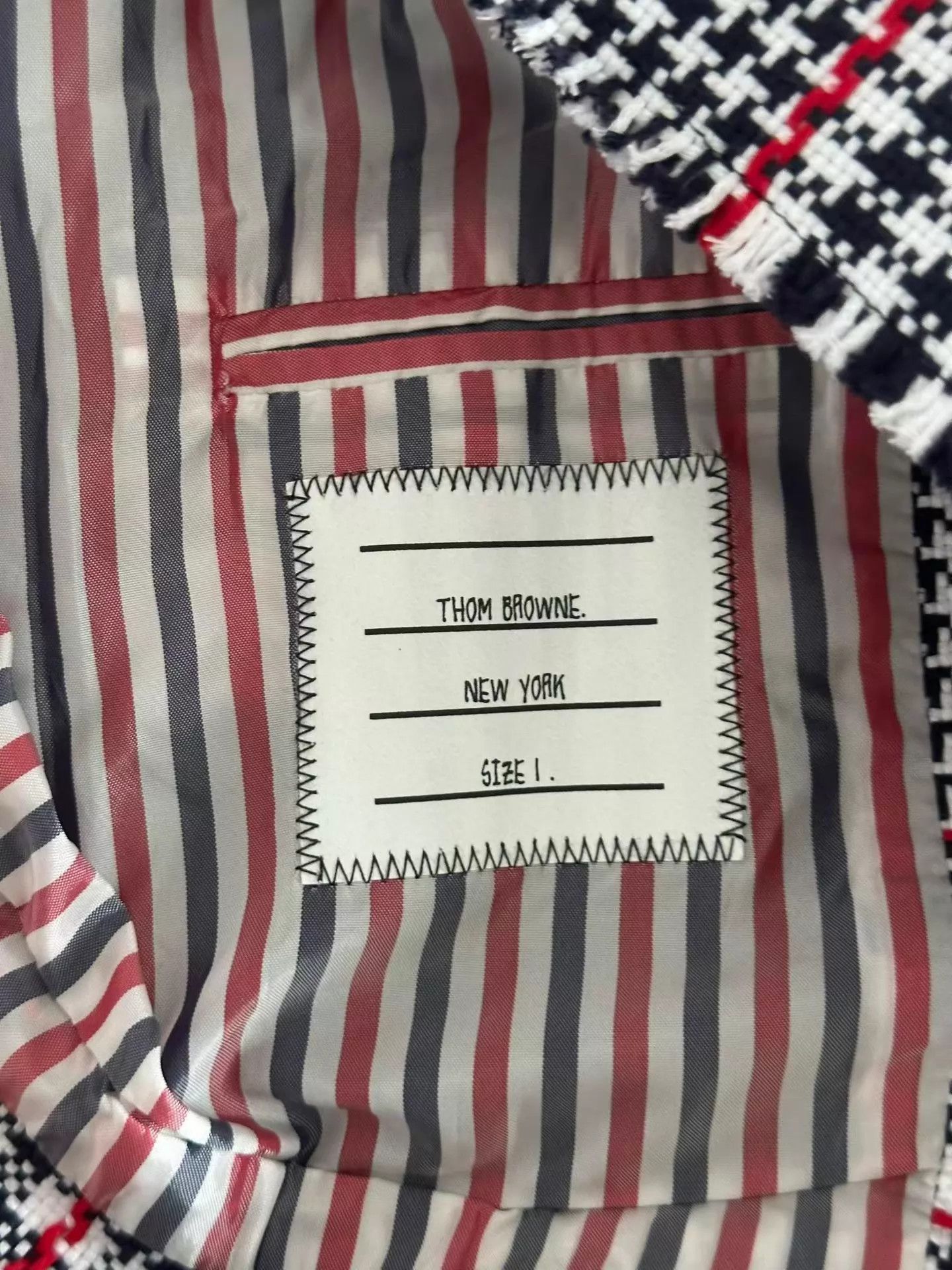 Thom Browne thom browne houndstooth jacket size 1 Size S / US 4 / IT 40 - 4 Thumbnail